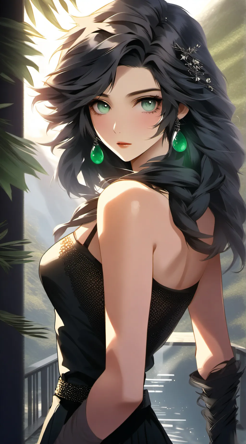 ai character: Luna background