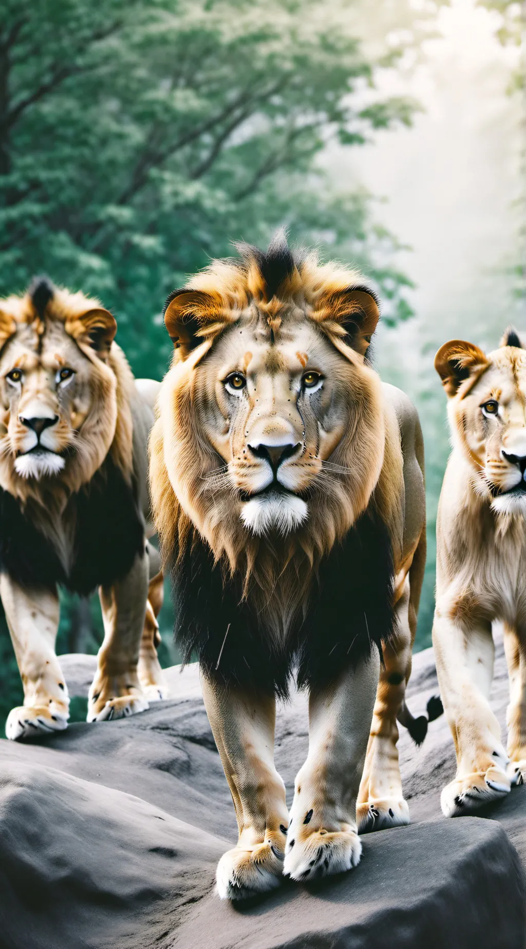 ai character: lions but mha.. background