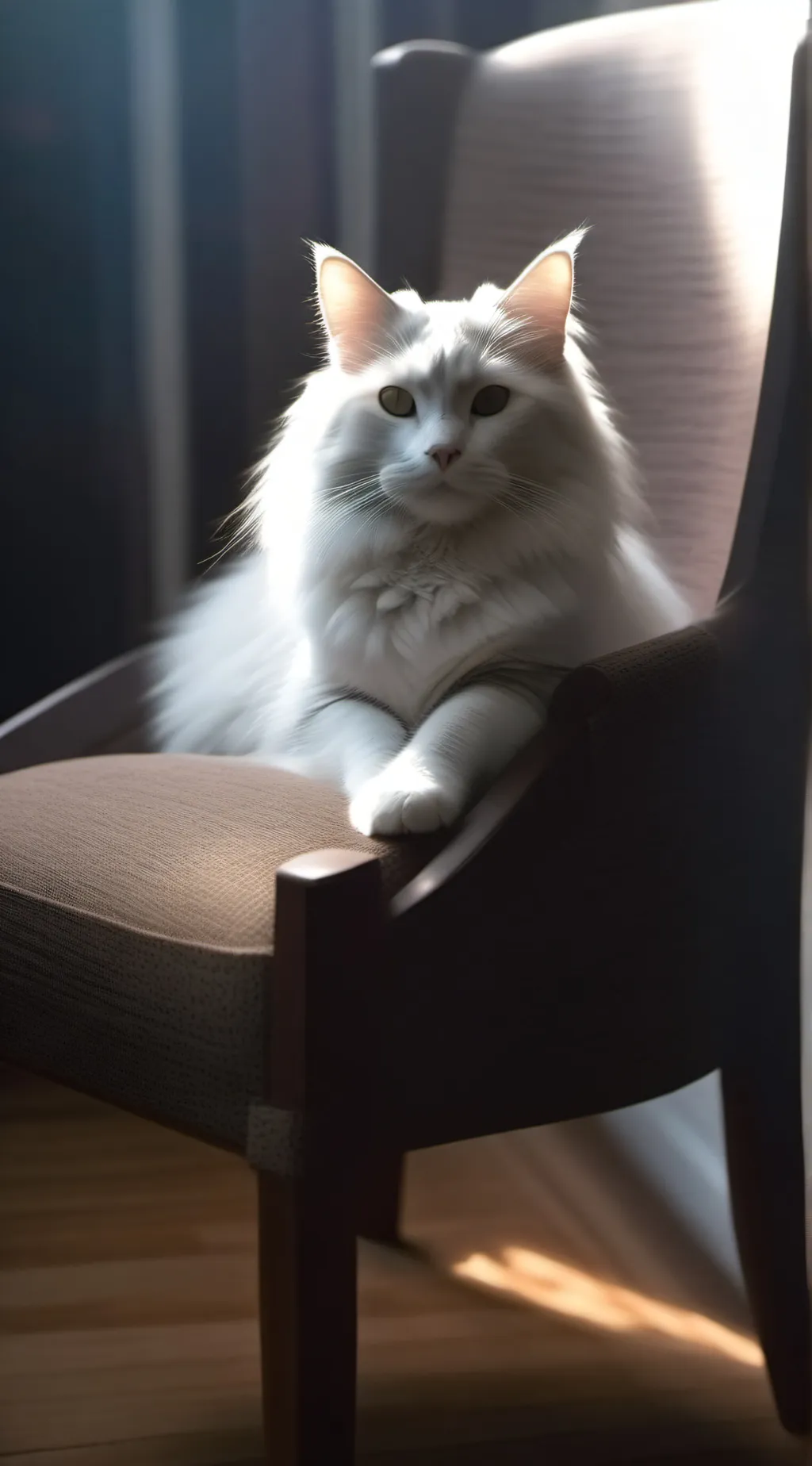 ai character: purrcy catson background