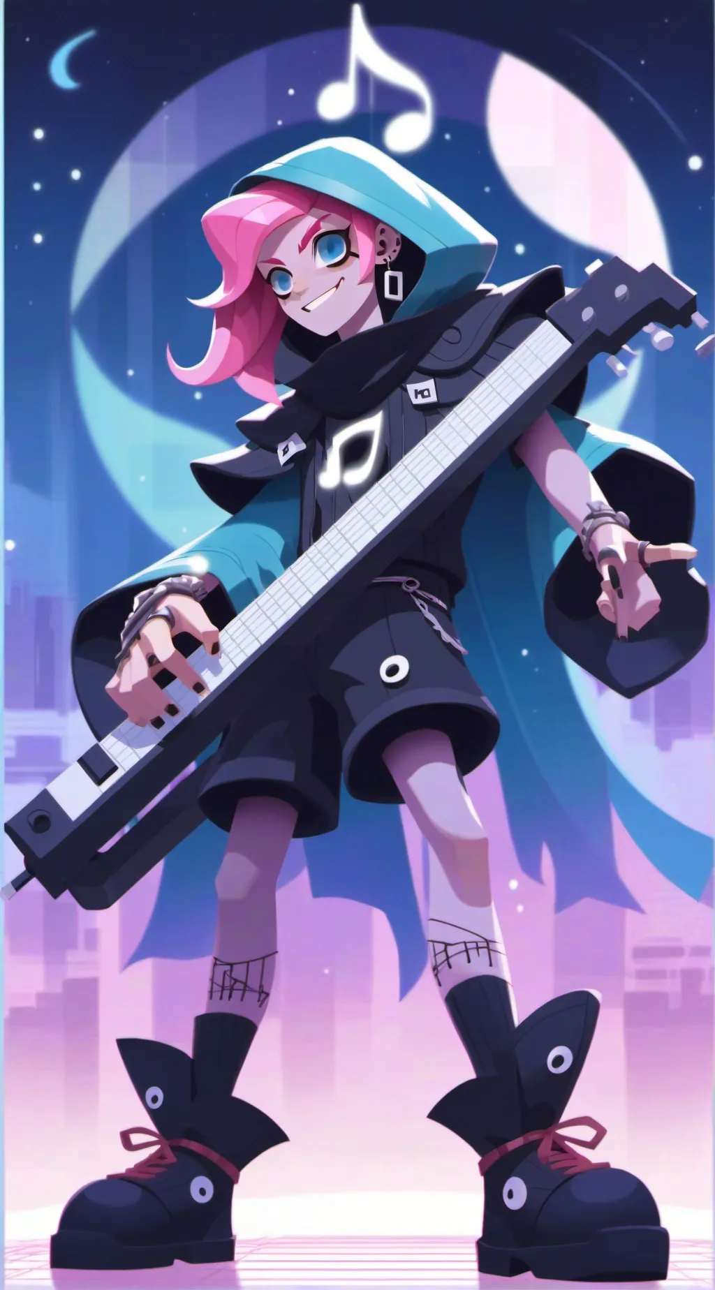 ai character: music background