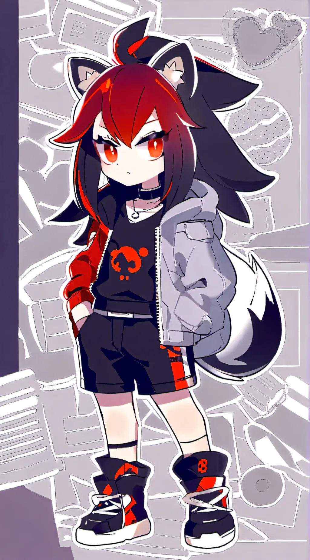 ai character: Shady background