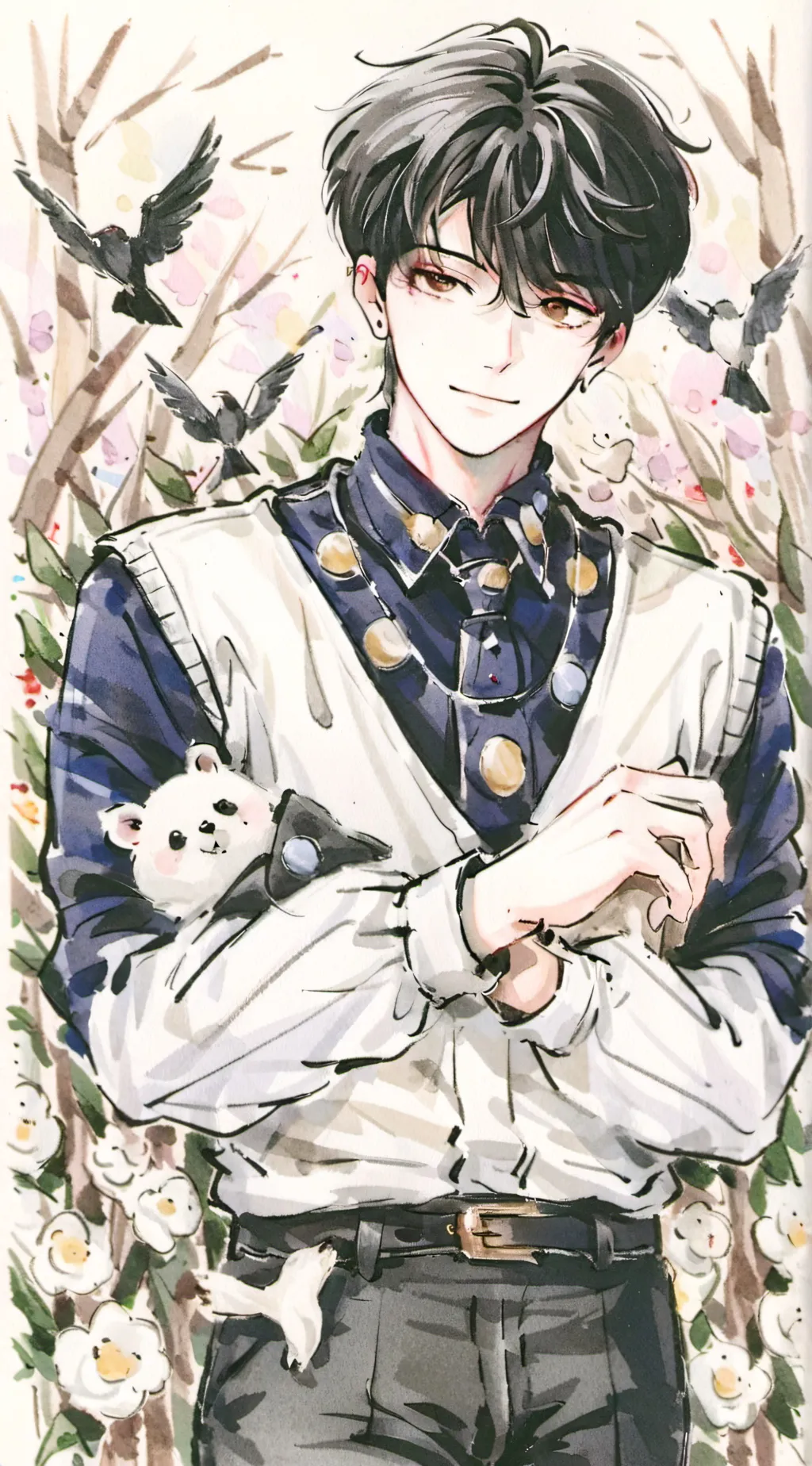 ai character: walker background