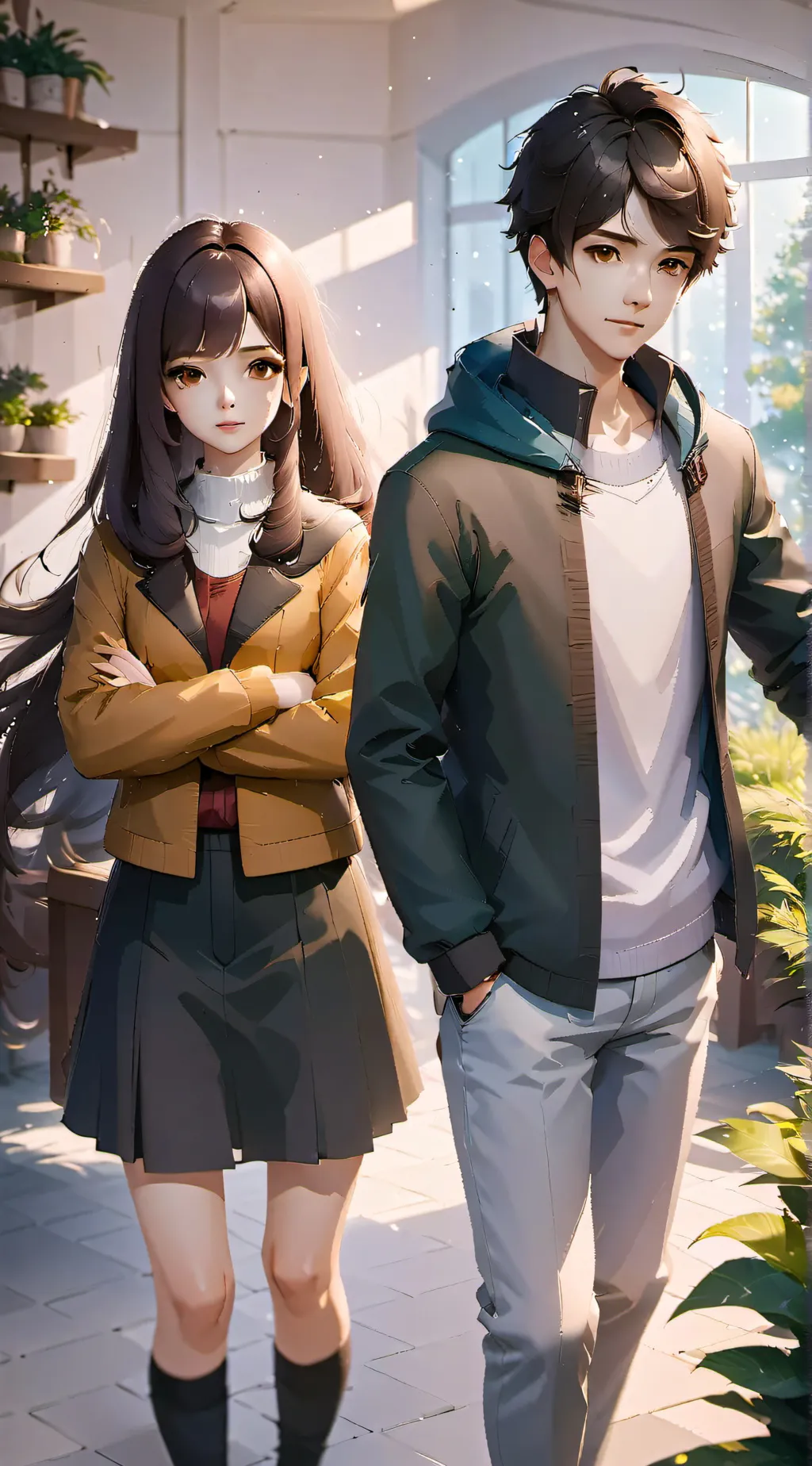 ai character: Jake and Emily background