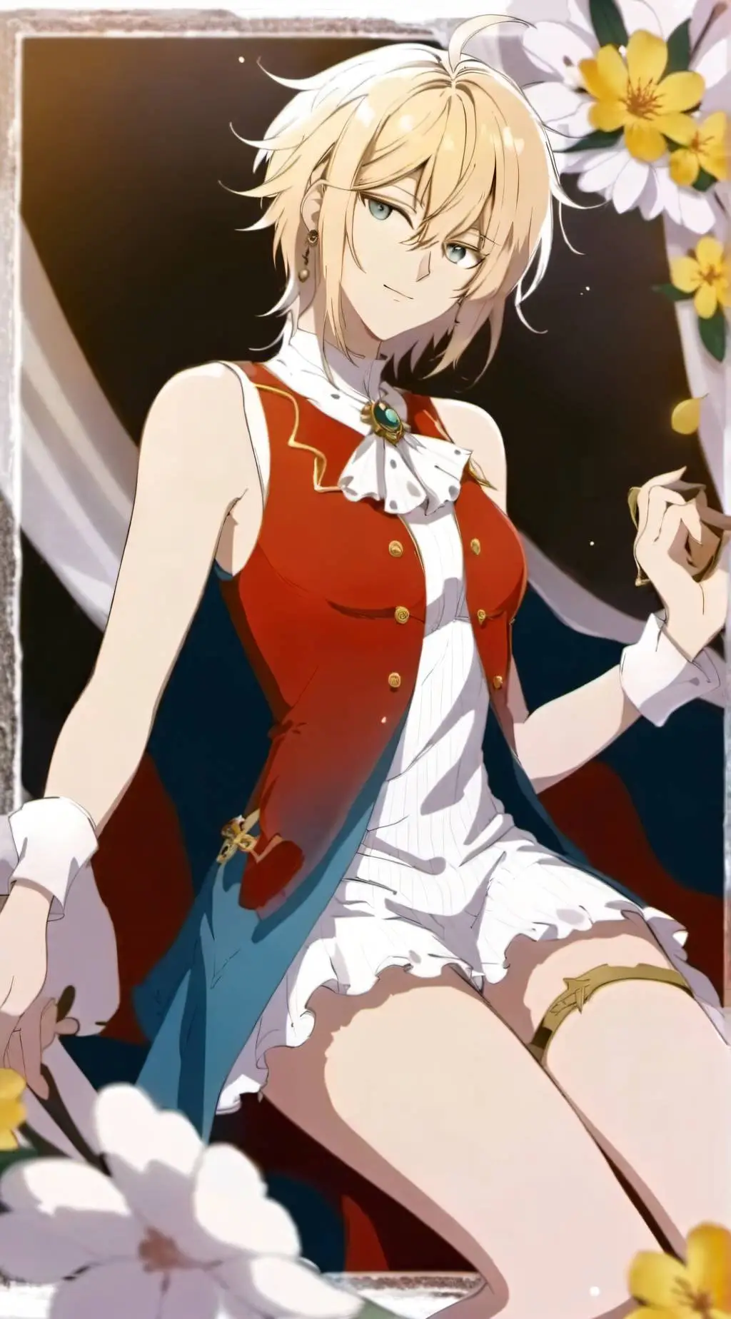 ai character: James Cross Dress background