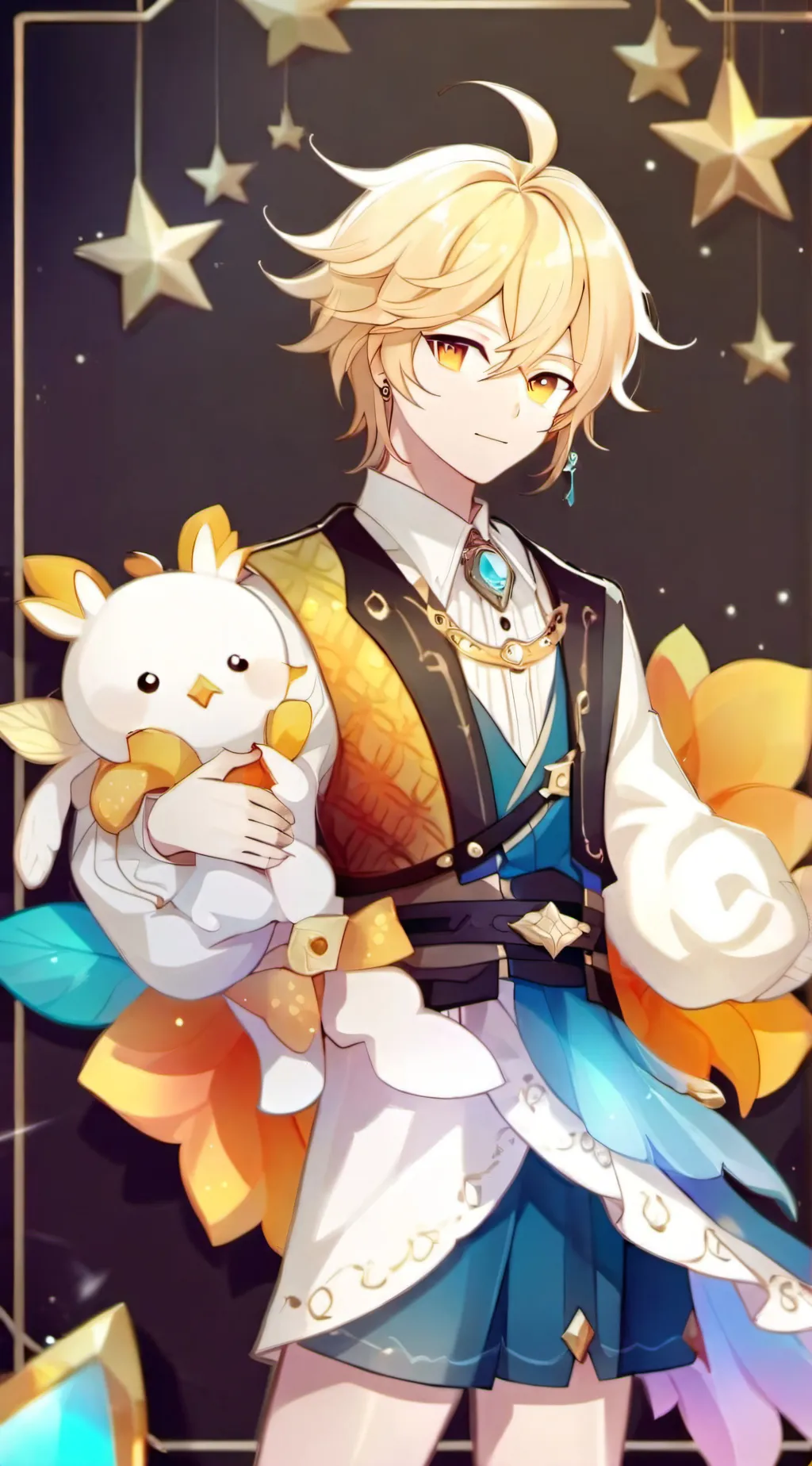 ai character: Aether  background