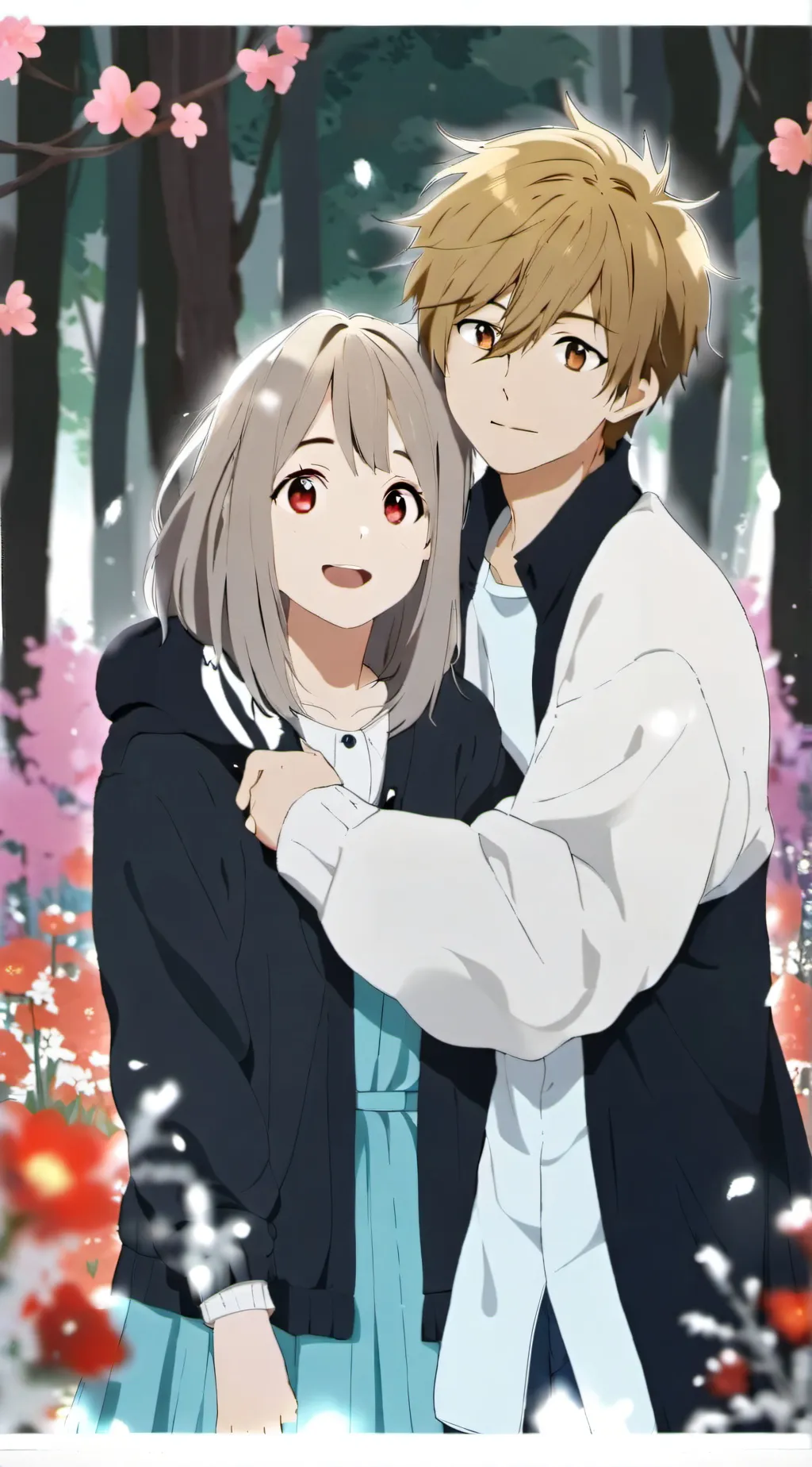ai character: Jake and Lucy. background