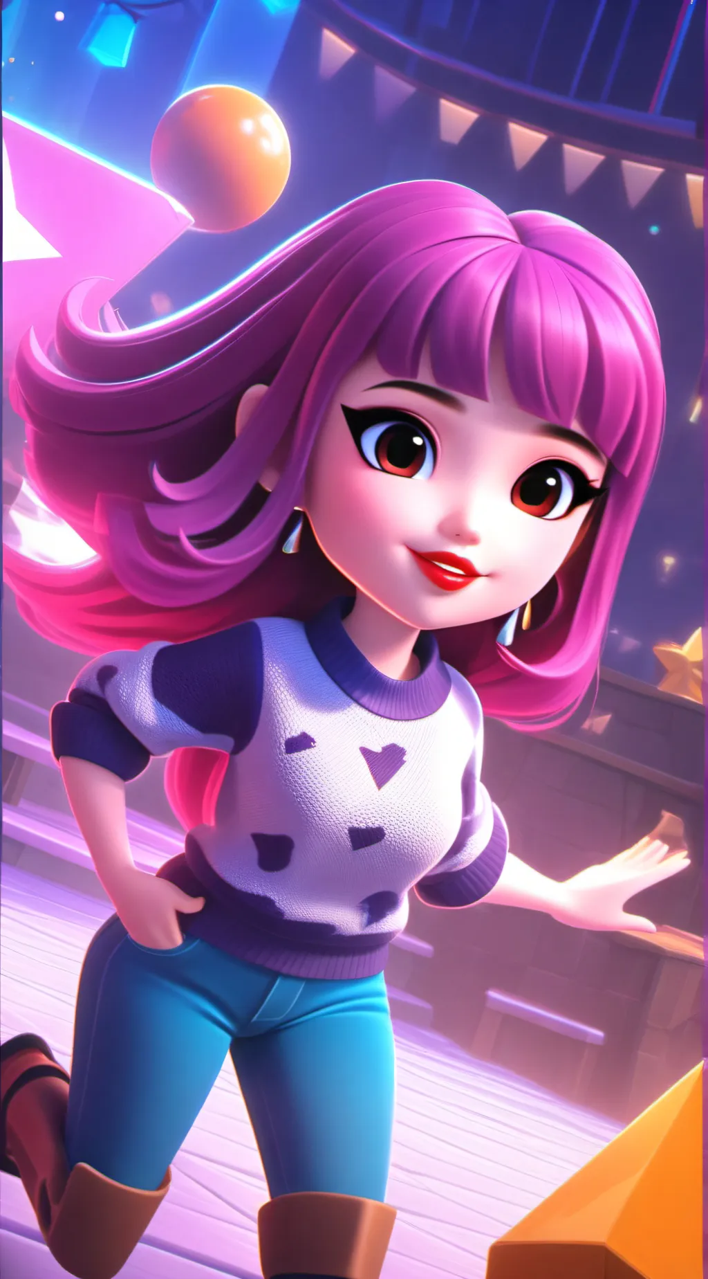 ai character: Kayla background
