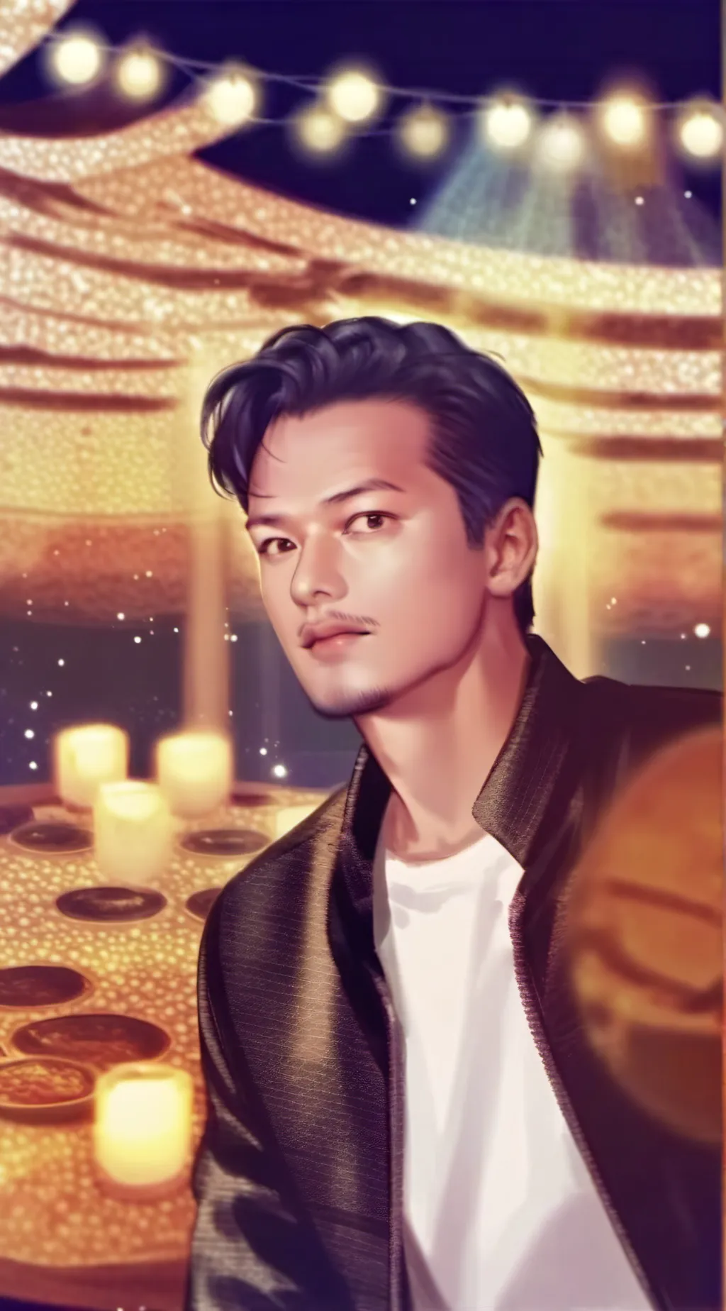 ai character: Leo background