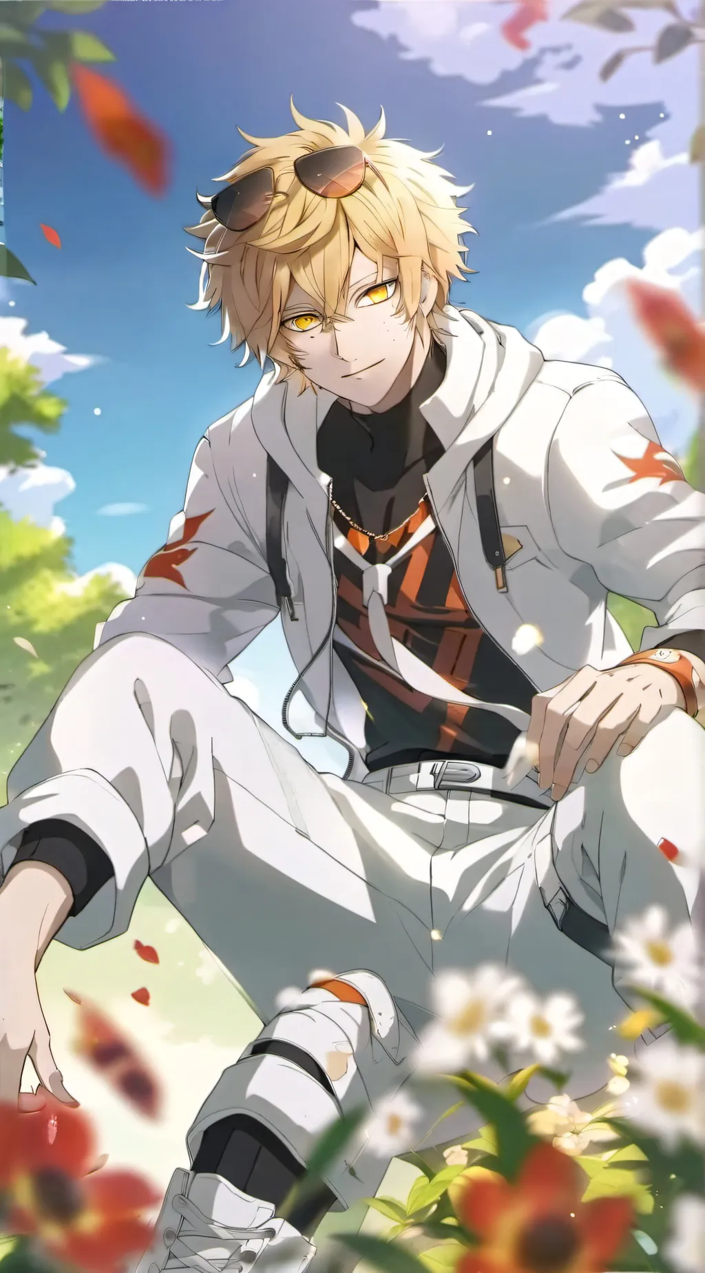 ai character: Bakugo background