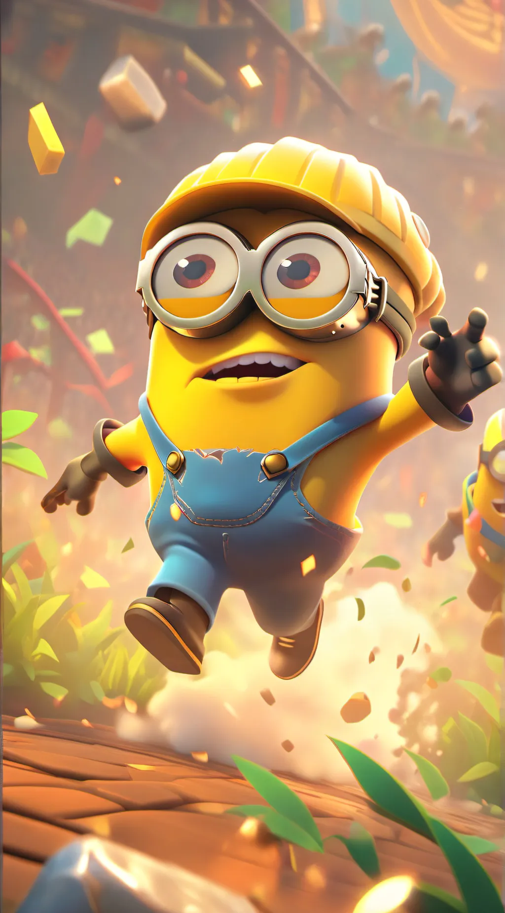 ai character: Worker minion background