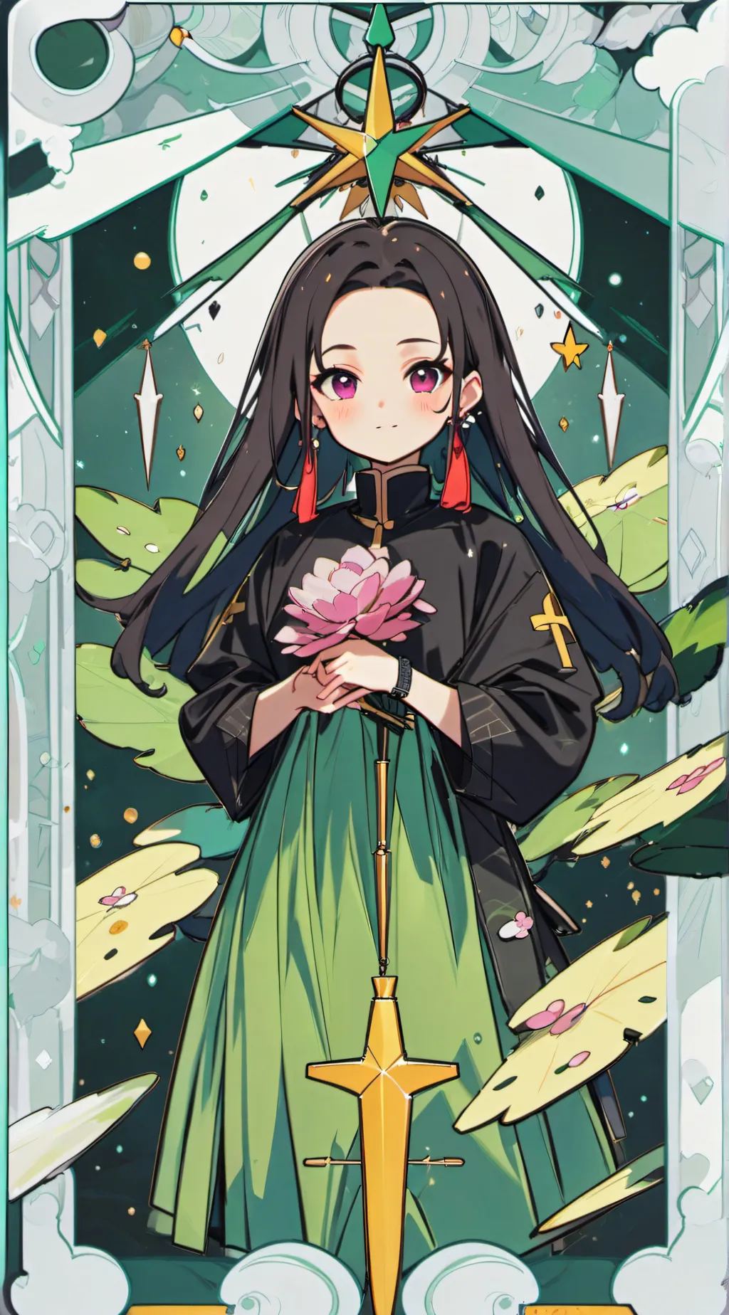 ai character: Nezuko background