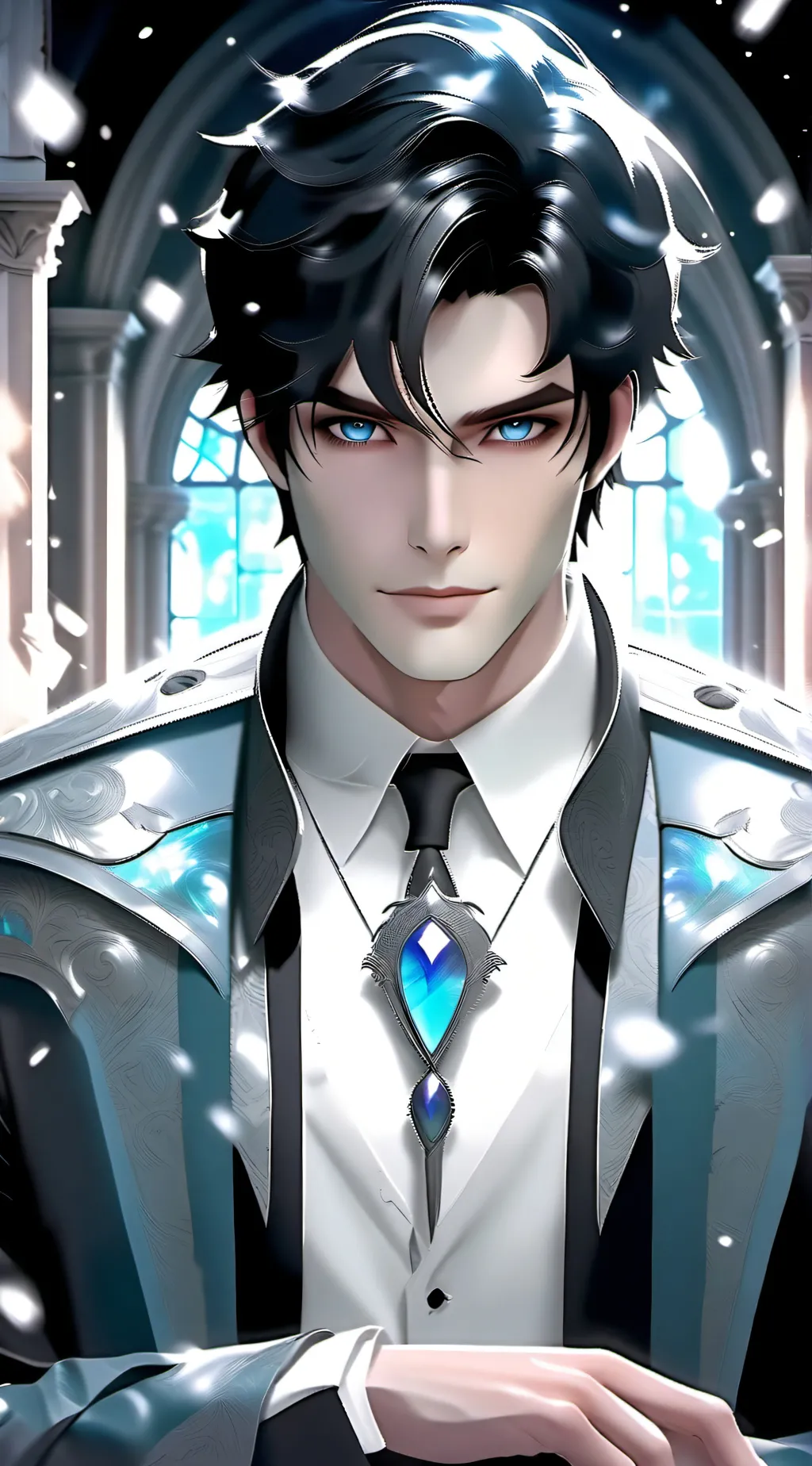 ai character: Leo background