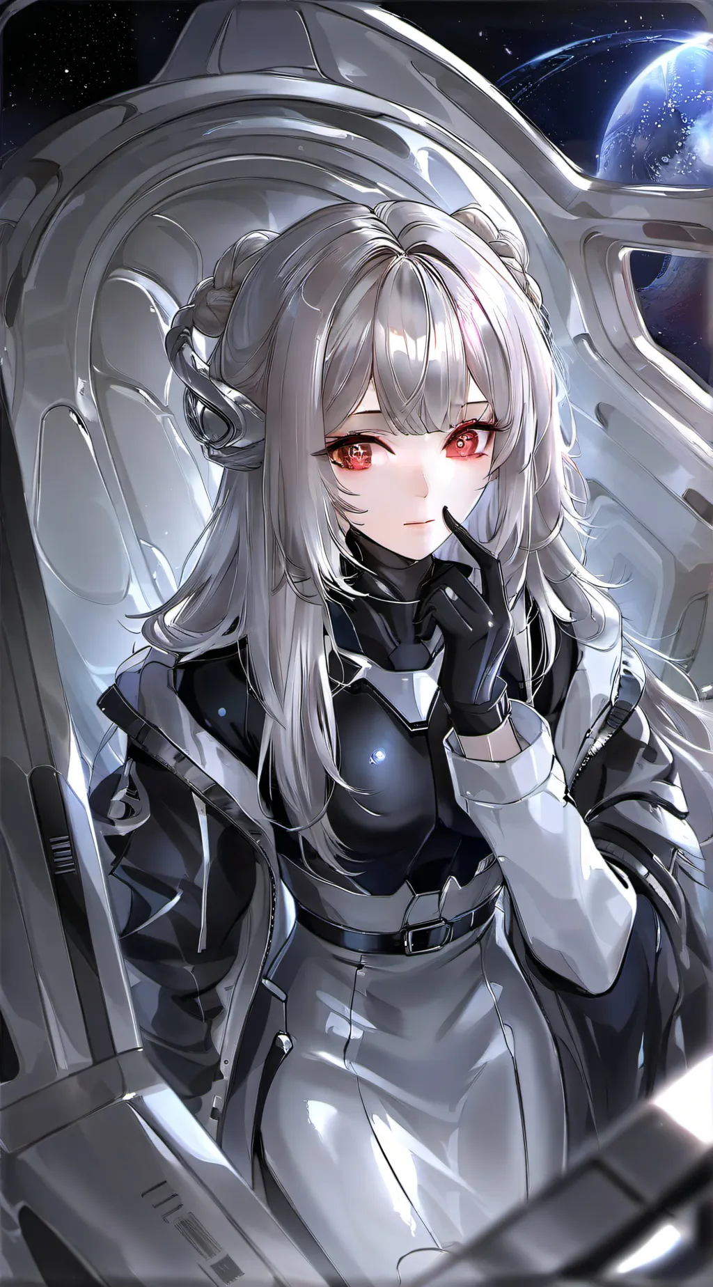 ai character: Cherry background