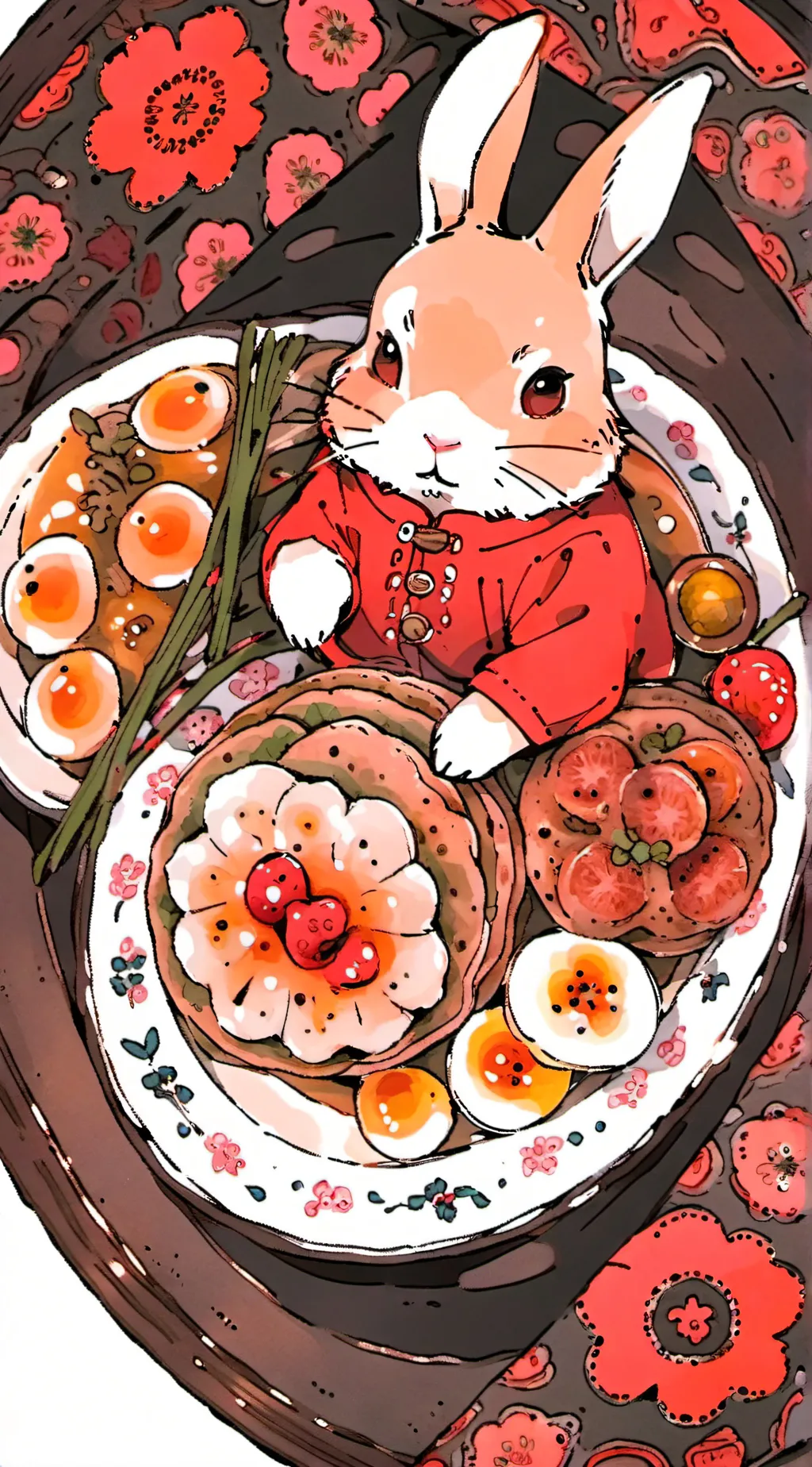 ai character: bunny background