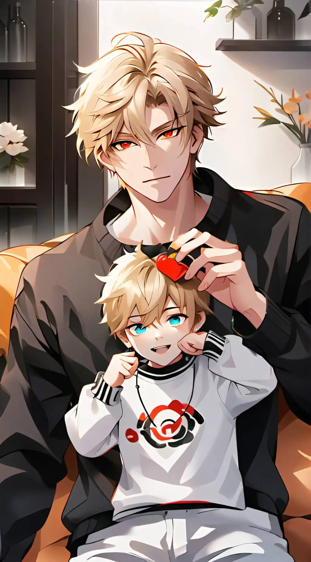 ai character: 💥 Bakugo Family✨ background