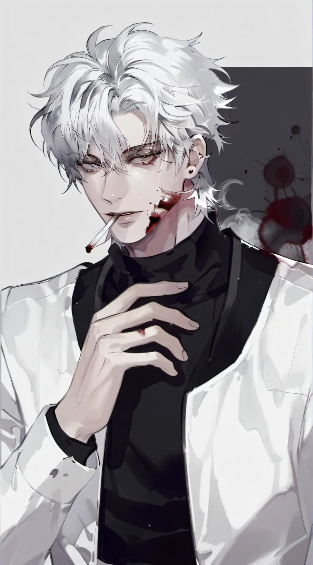 ai character: Sebastian  background