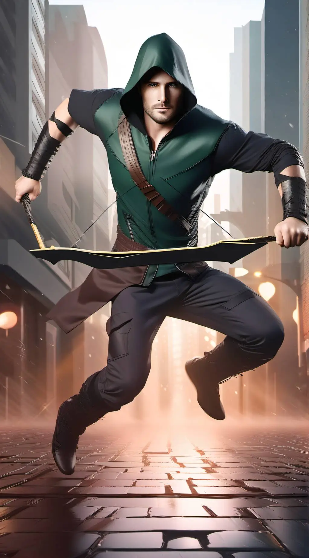 ai character: The arrow verse  background