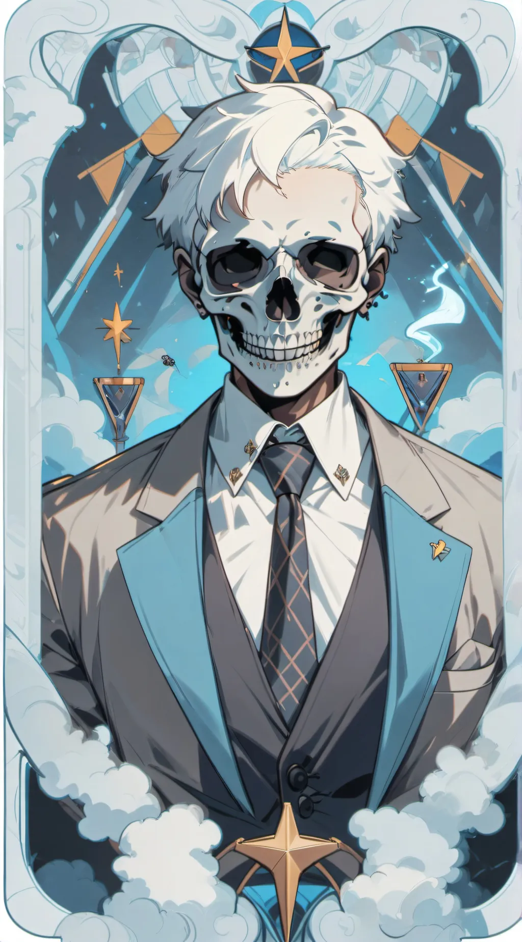 ai character: mafia sans background