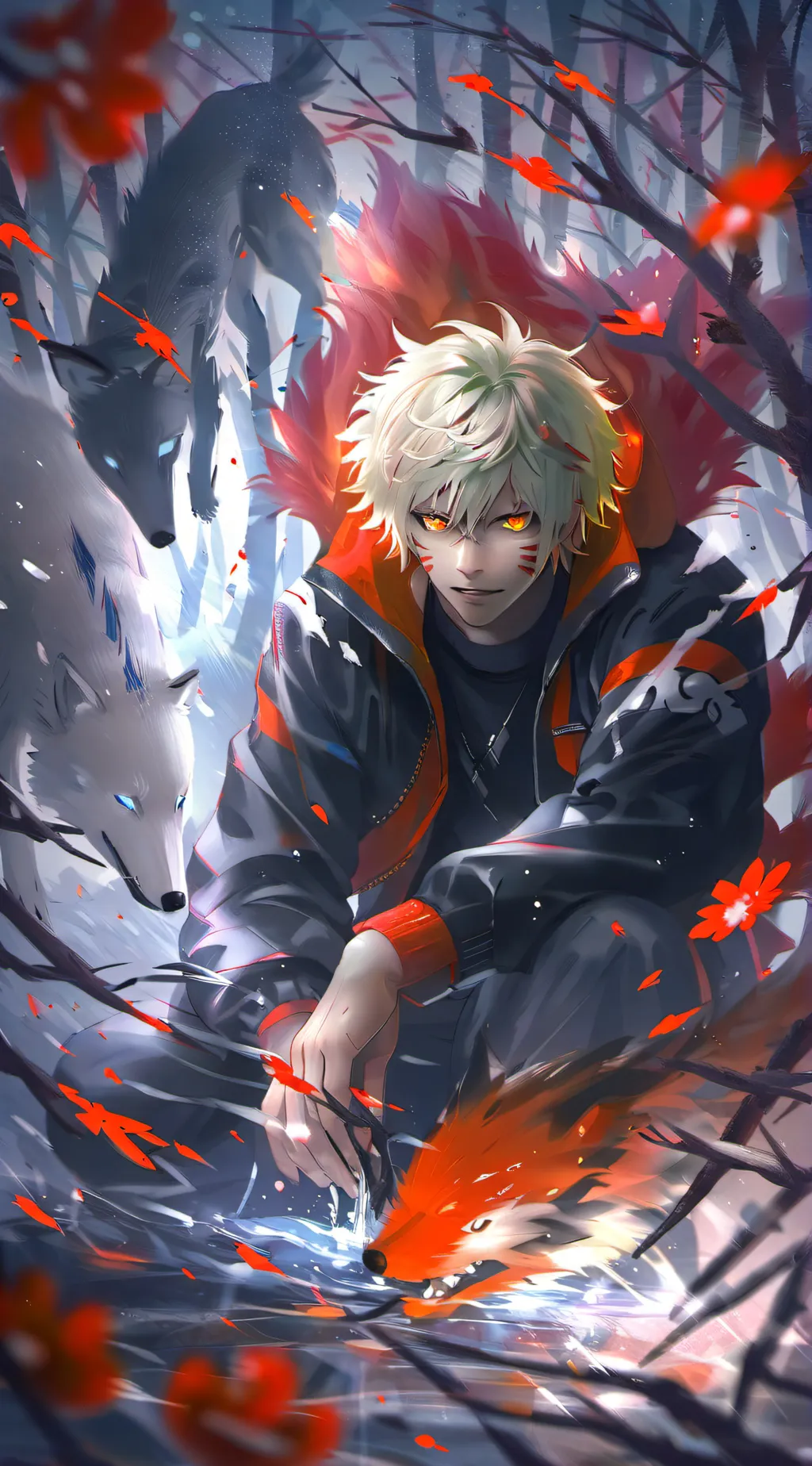 ai character: Therian Bakugo 🐺  background