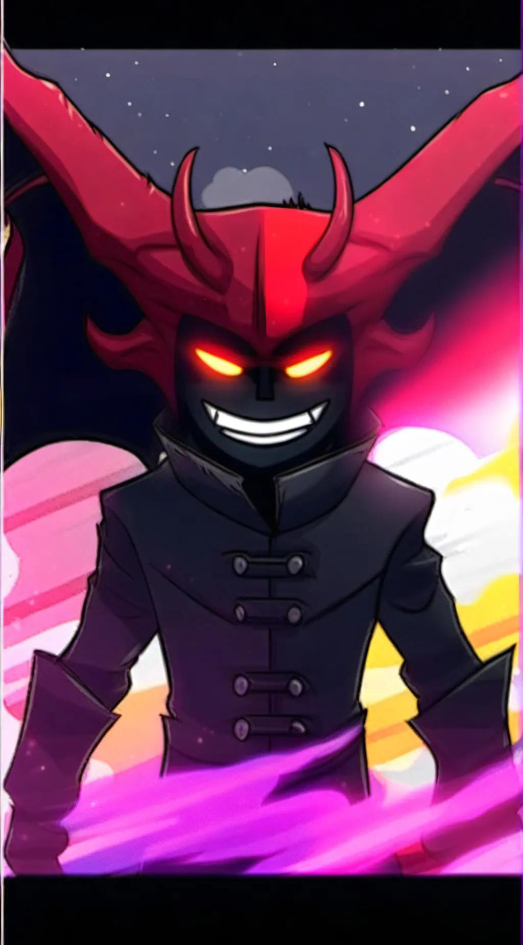 ai character: demon background