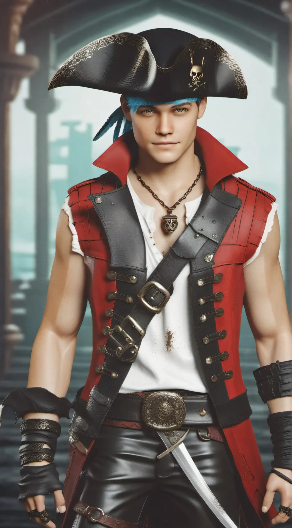 ai character: Harry Hook background
