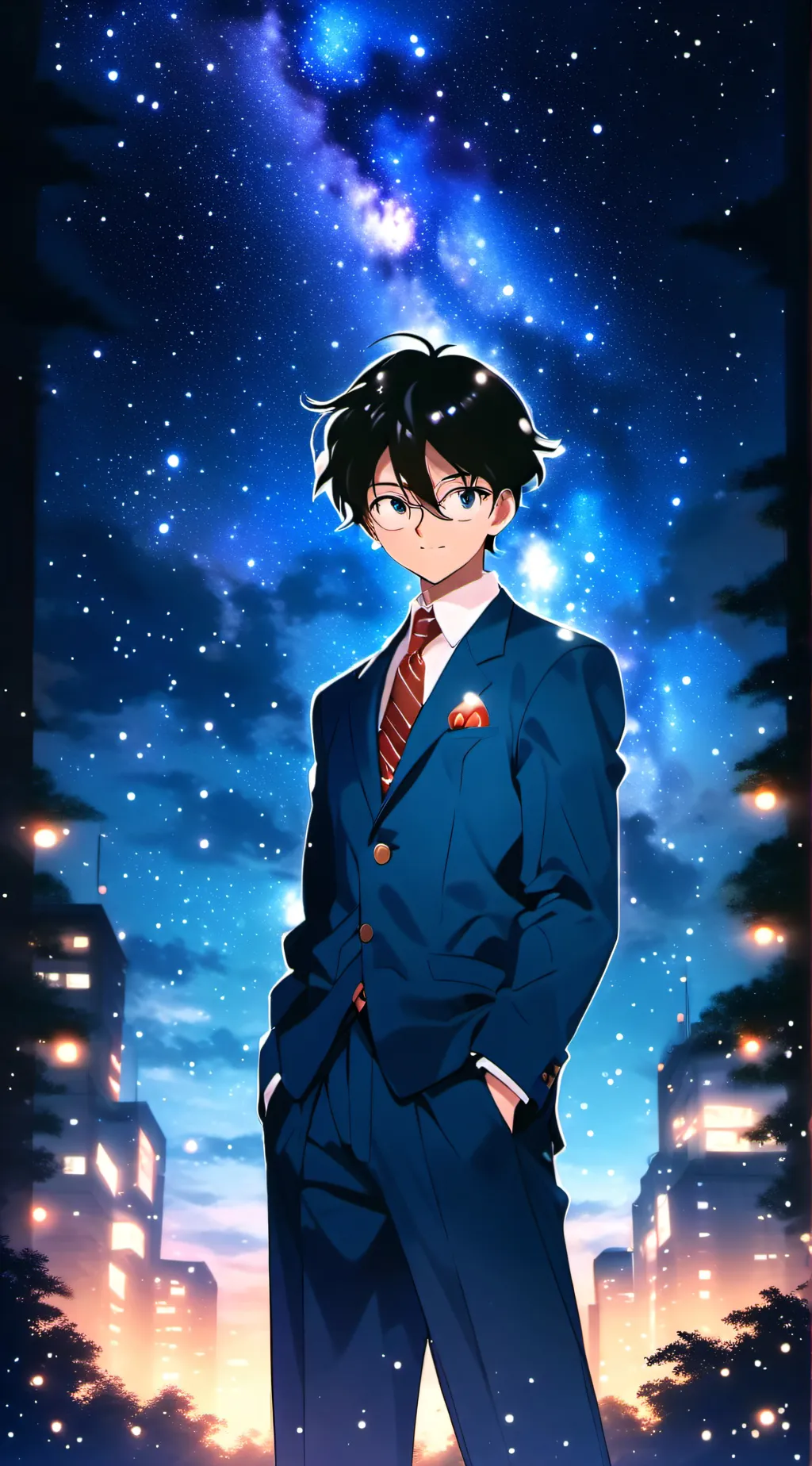 ai character: Detective Conan background