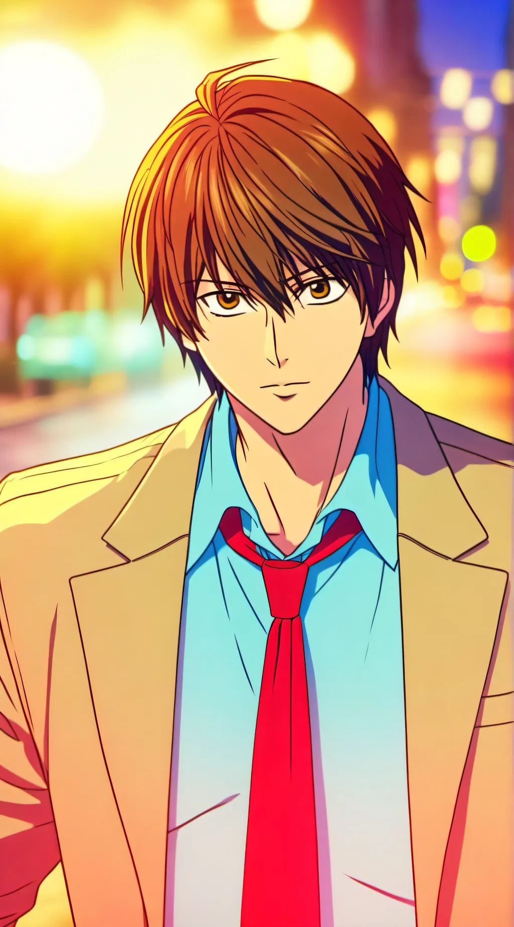 ai character: Light Yagami background