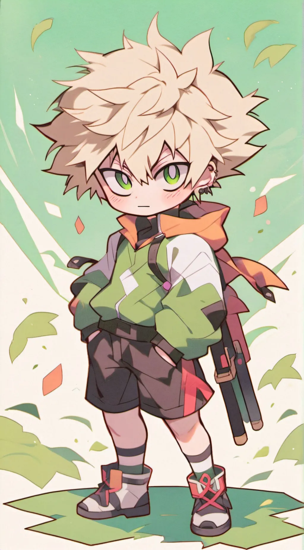 ai character: MHA SLEEPOVER background