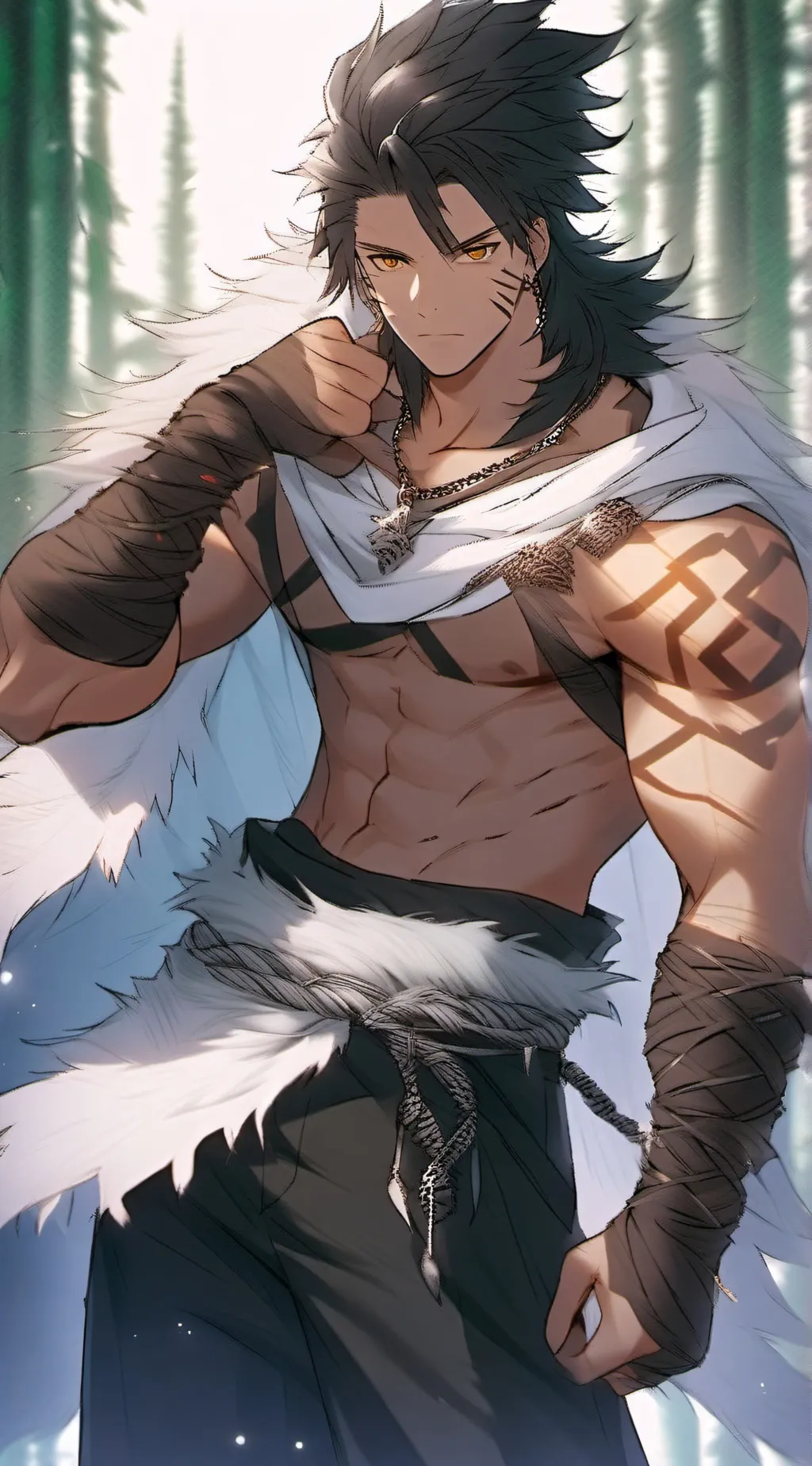 ai character: Bernard  background