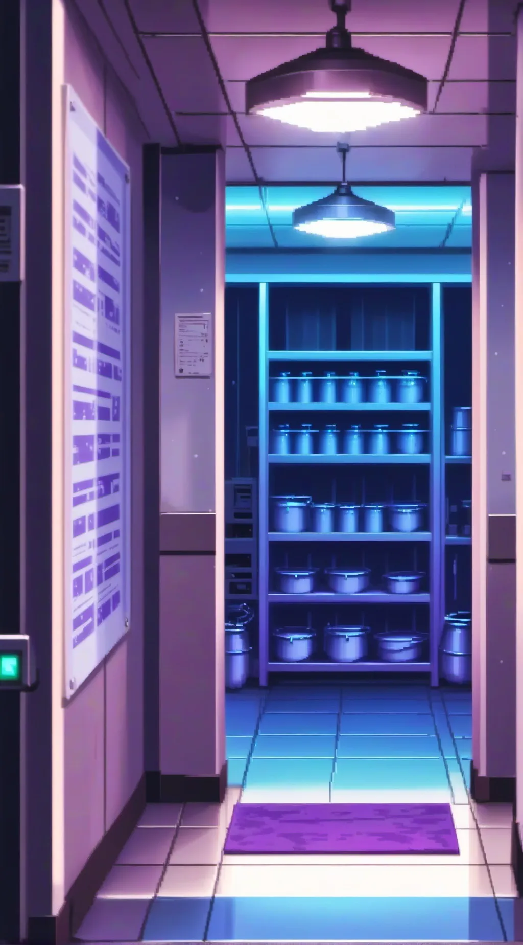 ai character: SCP Sick Day background