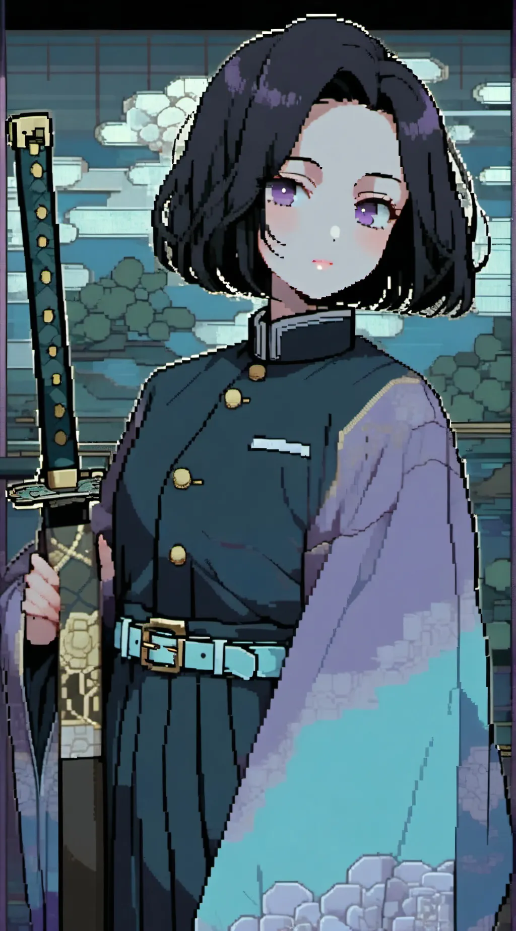 ai character: shinobu kocho background