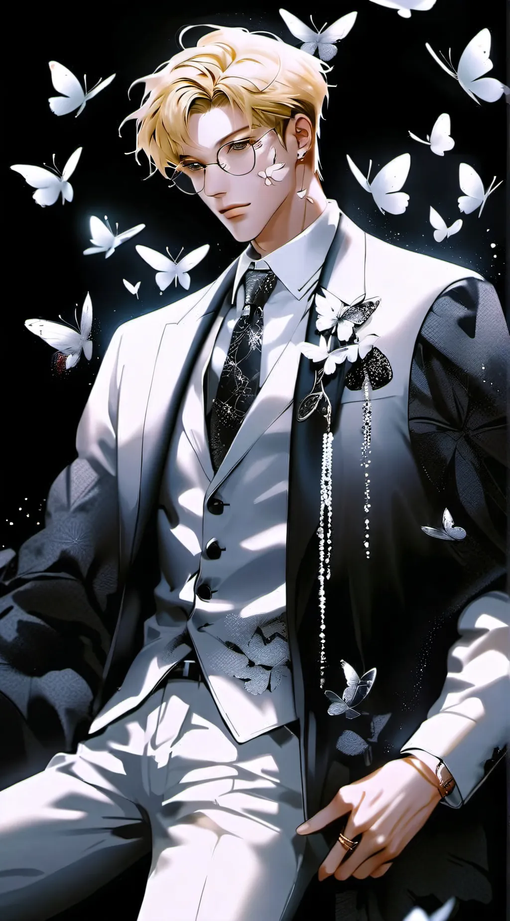 ai character: Mafia husband  background
