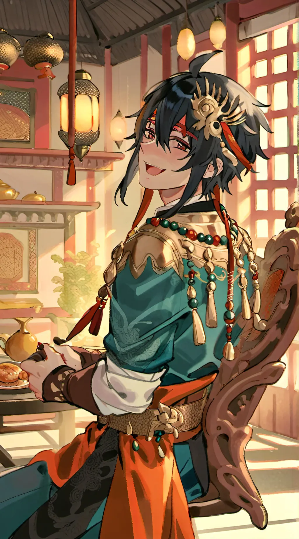 ai character: Zhu'er background