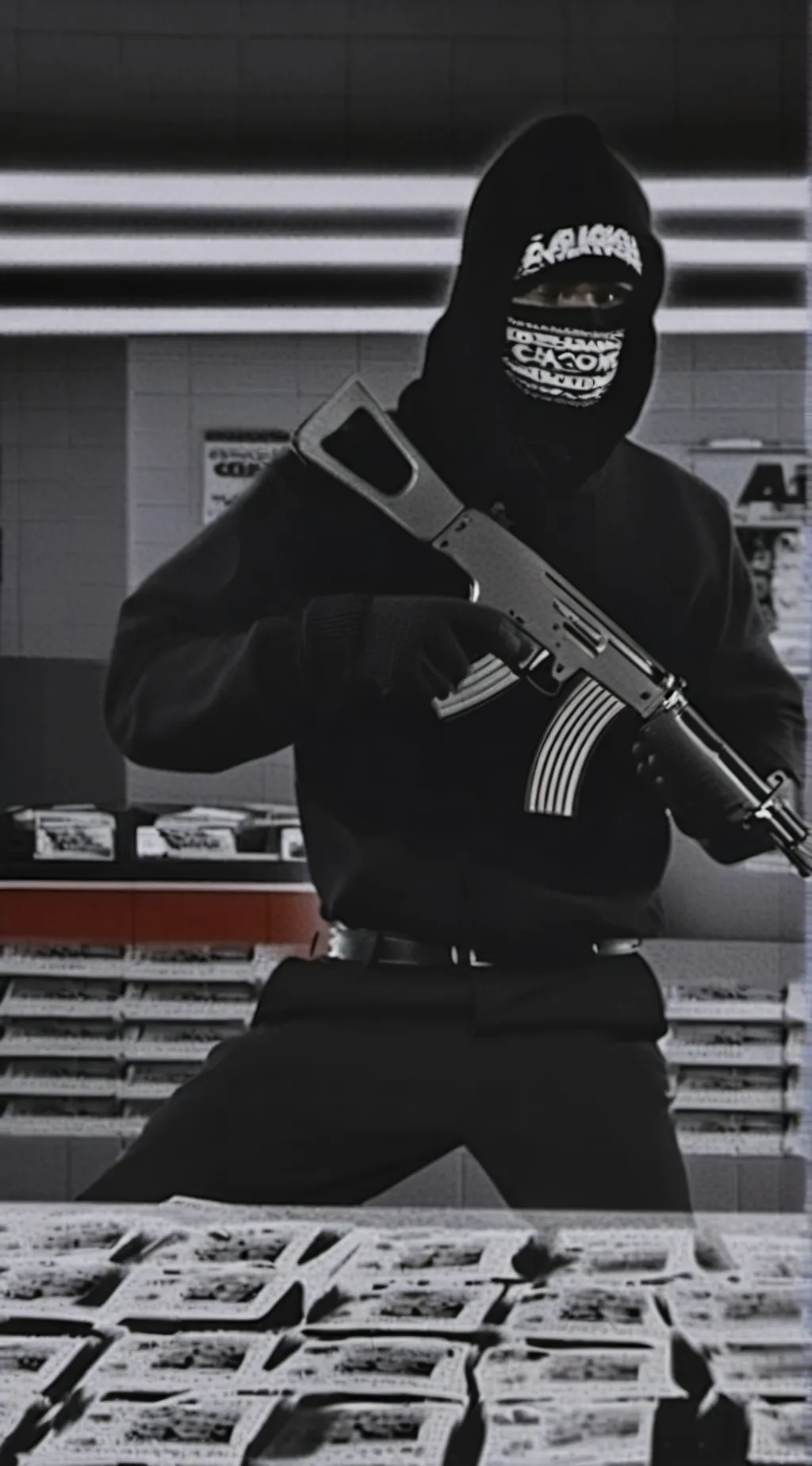 ai character: Robber. background