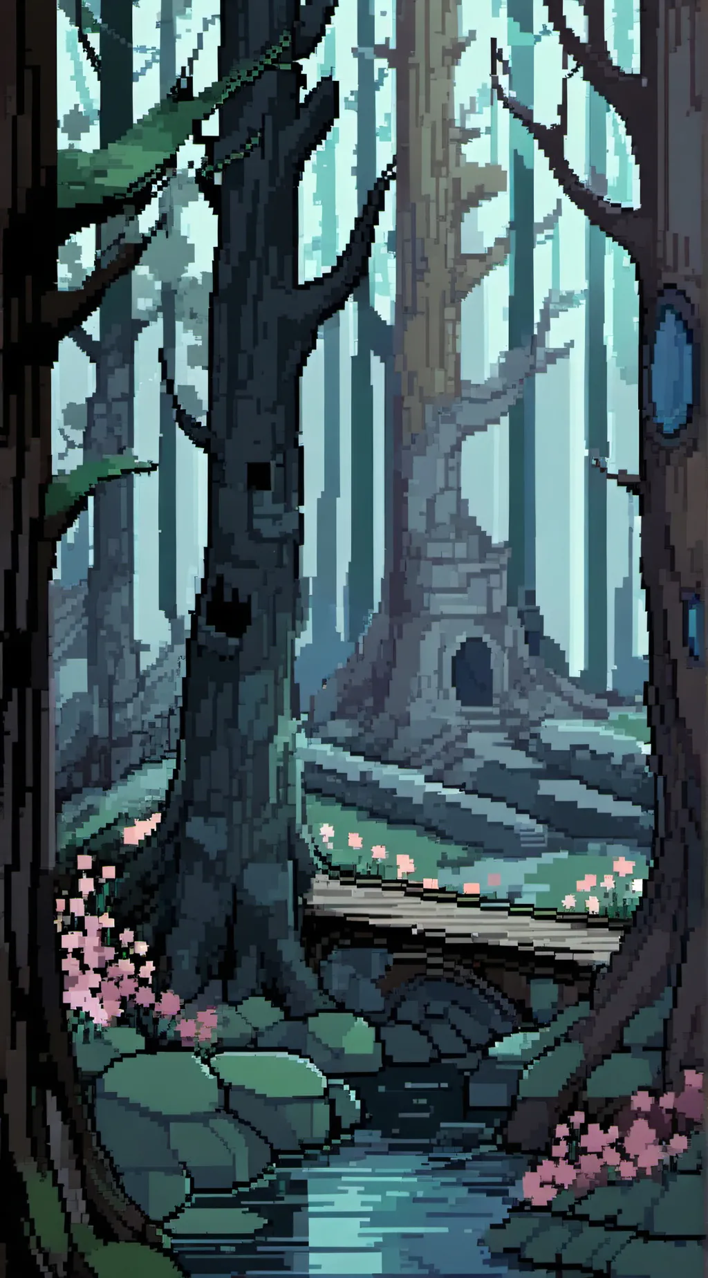 ai character: Moss blanket background