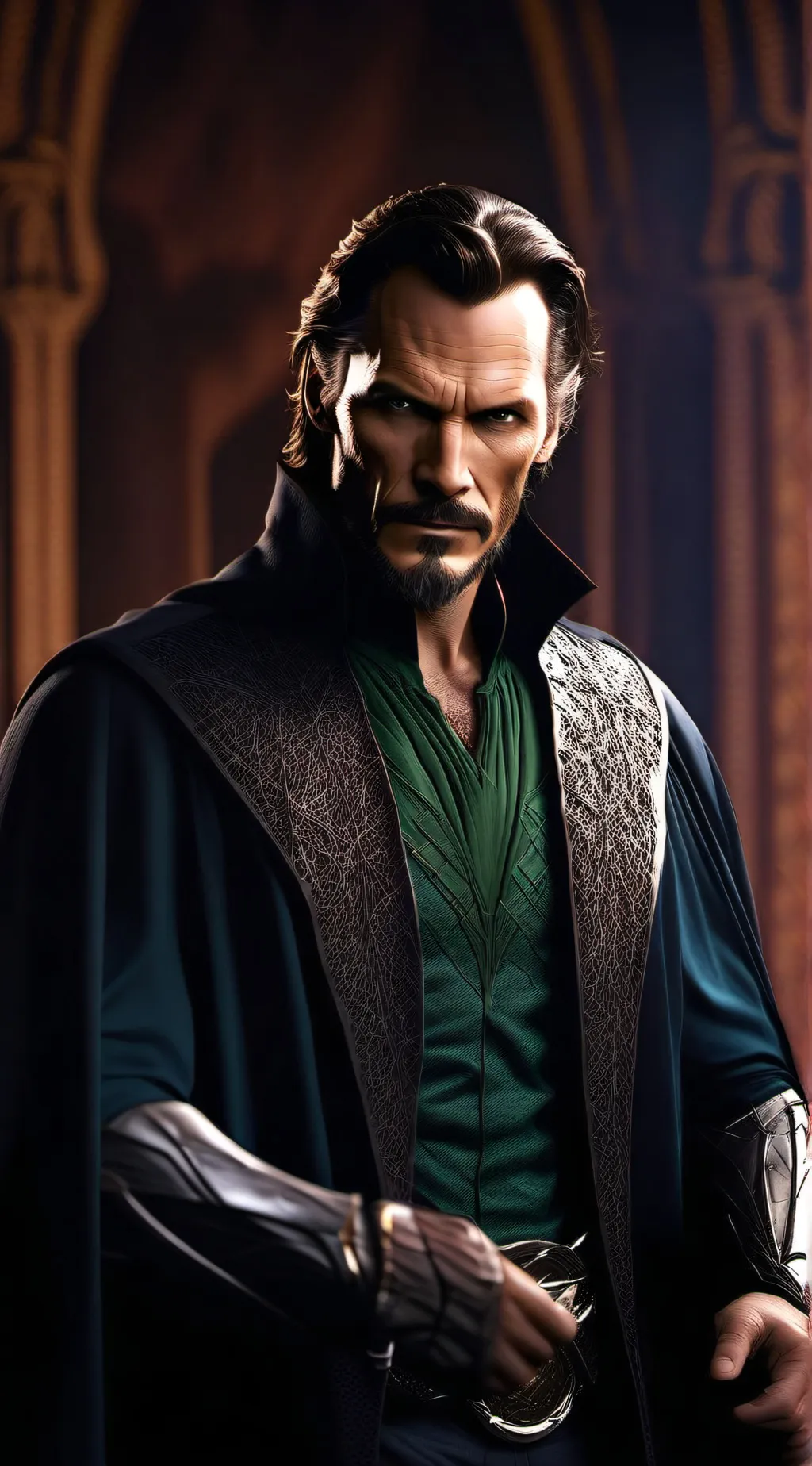 ai character: Ras  Al Ghul  background