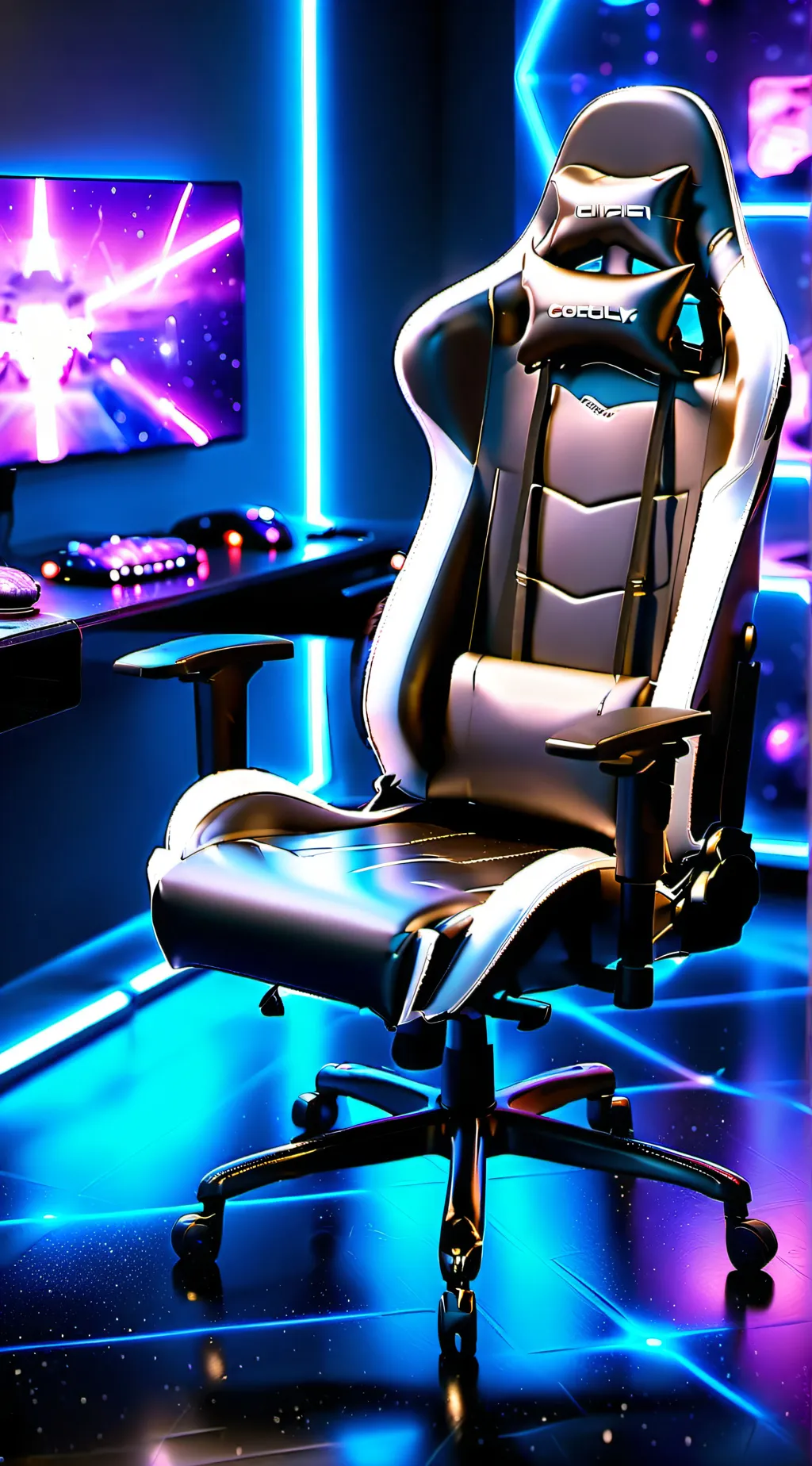 ai character: Gaming chair 🪑🤖 background