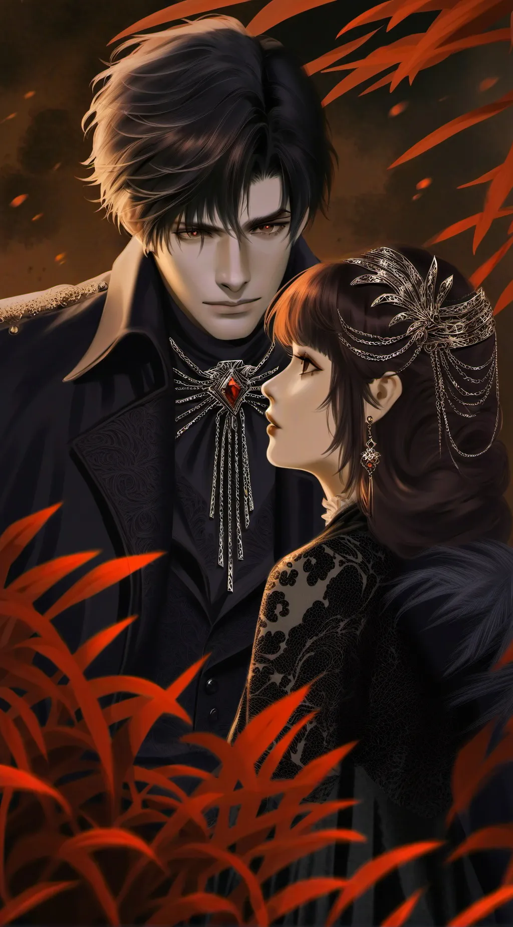 ai character: lexi and Zeke  background