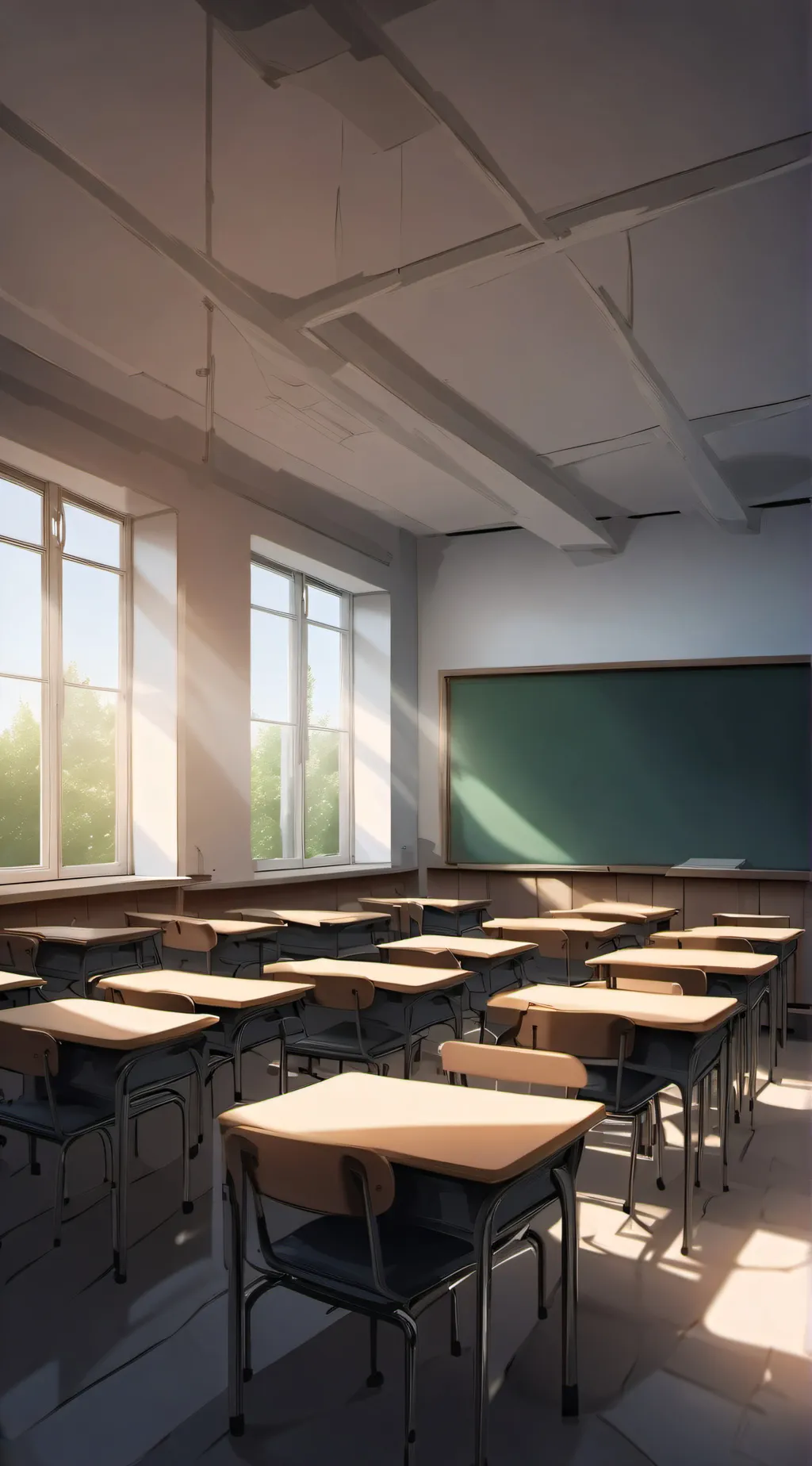 ai character: HH wolf school background