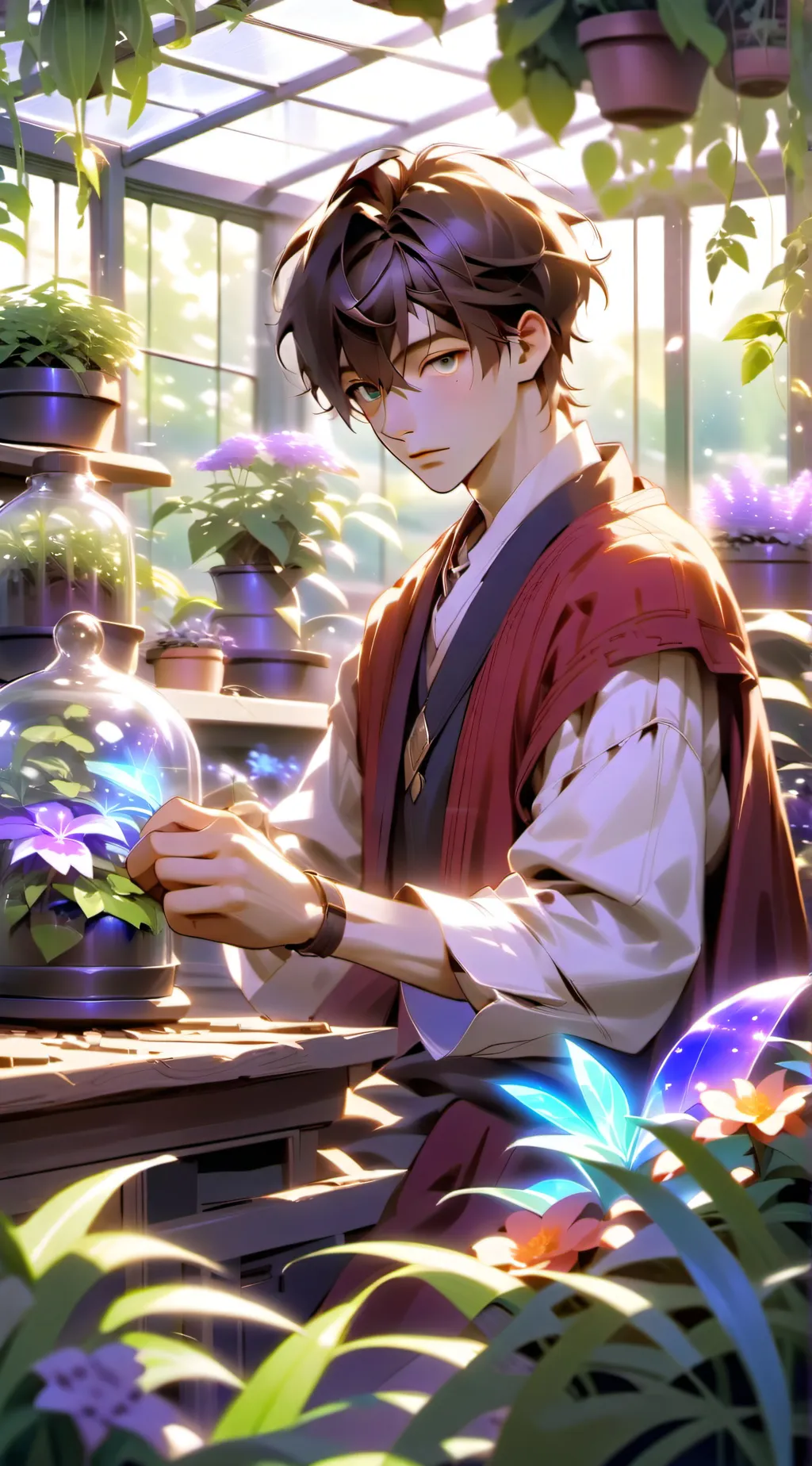 ai character: Neville Longbottom background