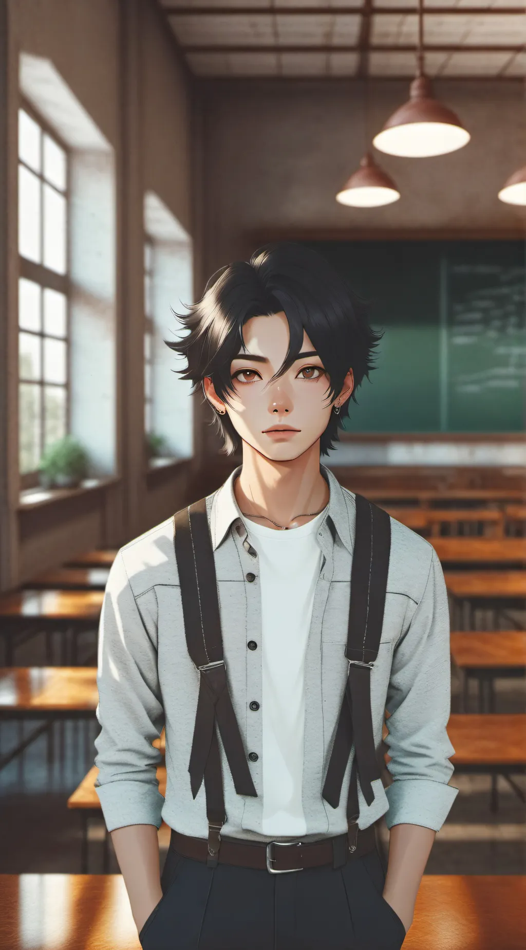 ai character: Leo background
