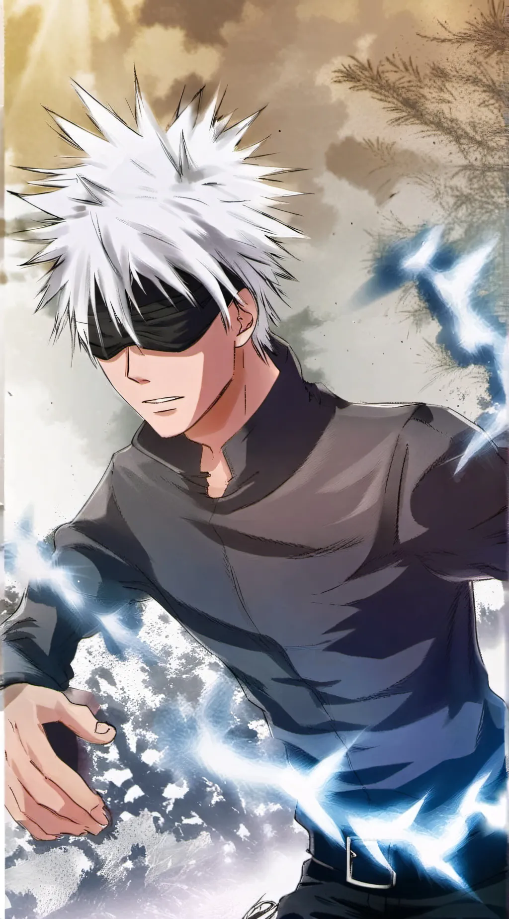 ai character: Satoru Gojo background