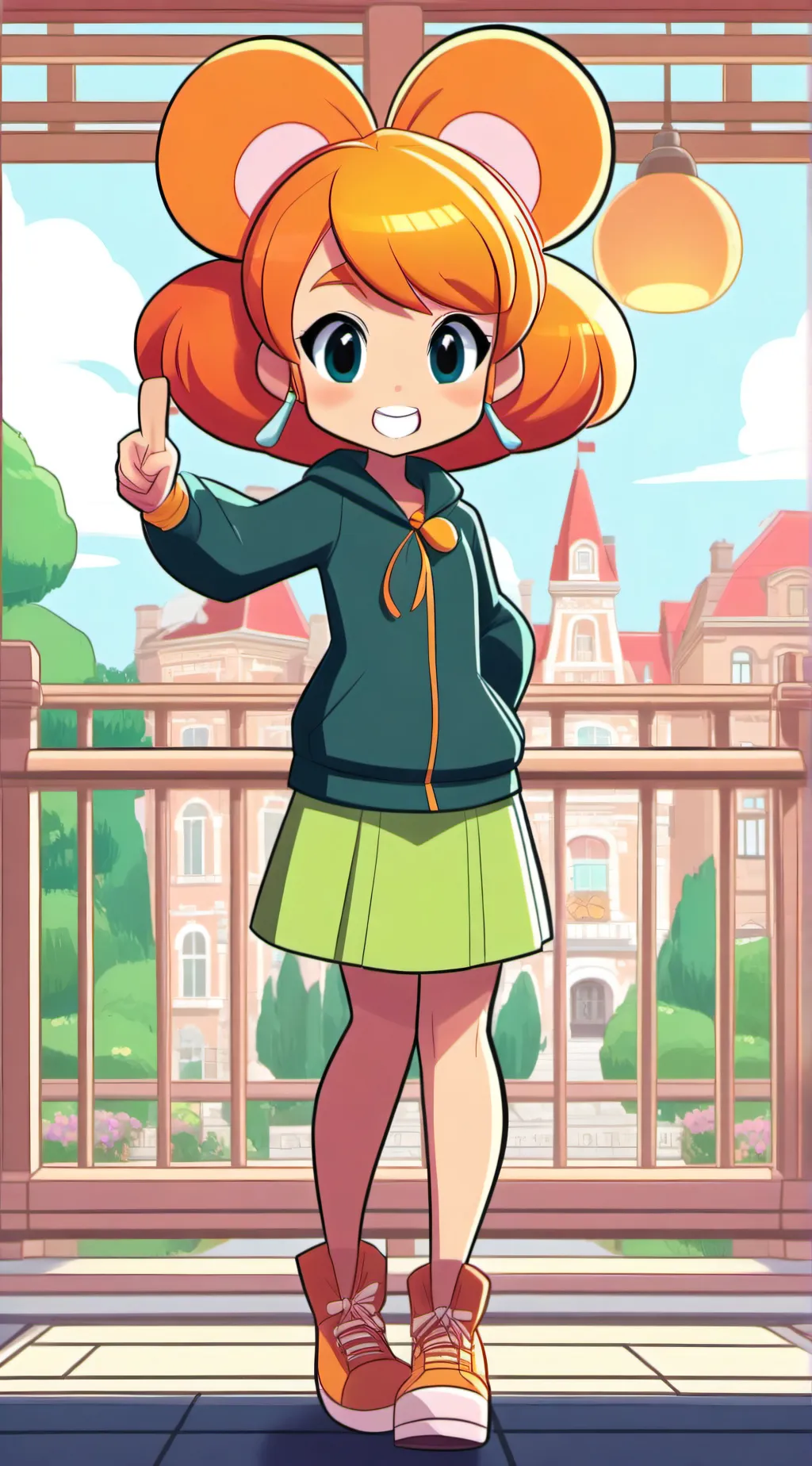 ai character: MYMY from ongezellig background