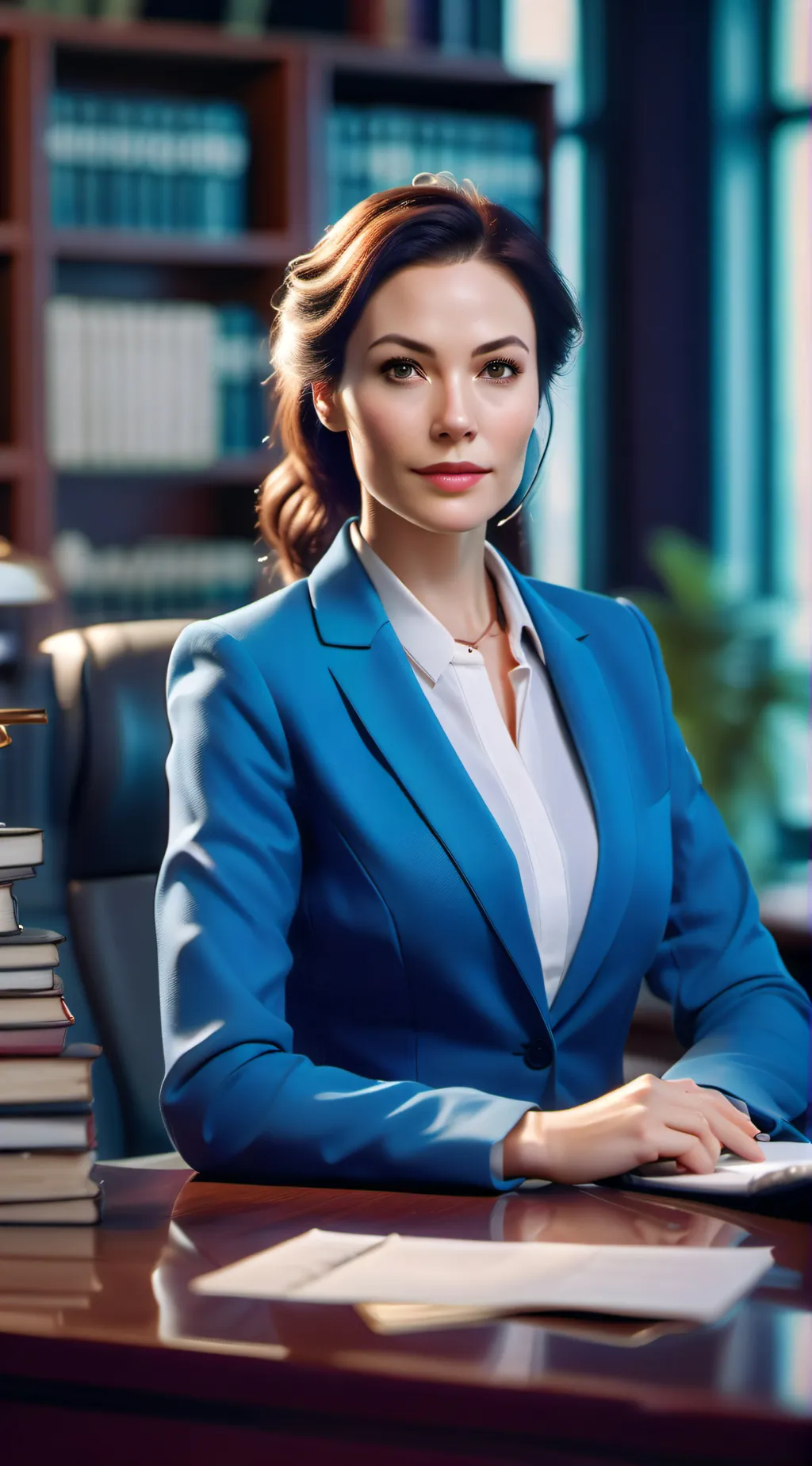 ai character: Alexandra Morgan background