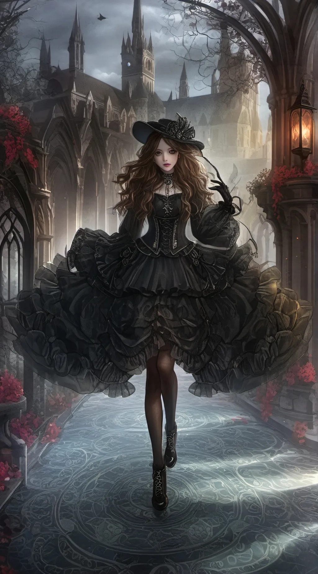 ai character: Lilly background
