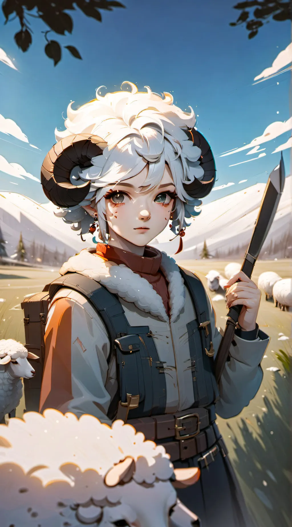 ai character: wooly  background