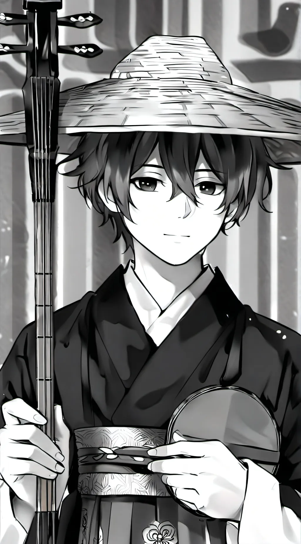 ai character: Mariachi Masashige background