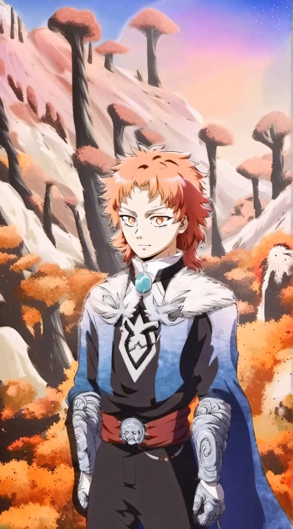 ai character: Sabito  background