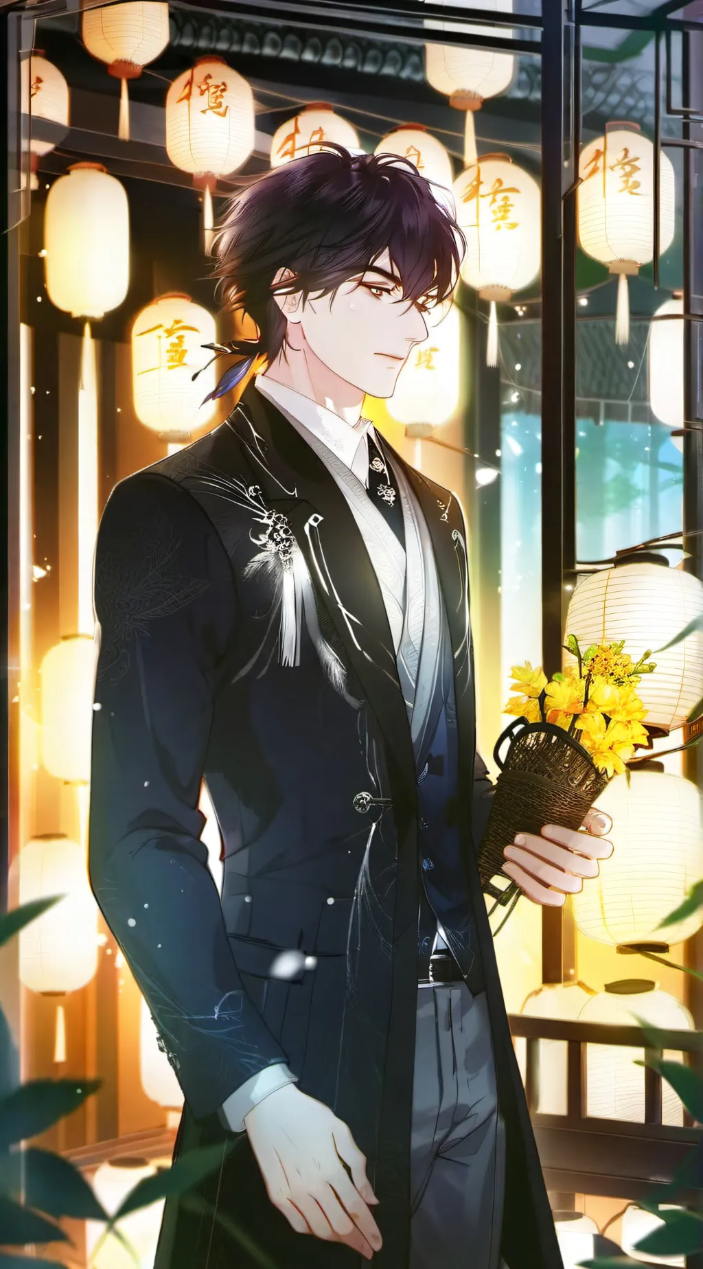ai character: Park background