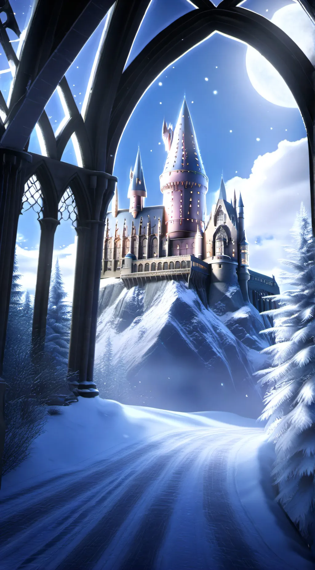 ai character: Hogwarts 1 background
